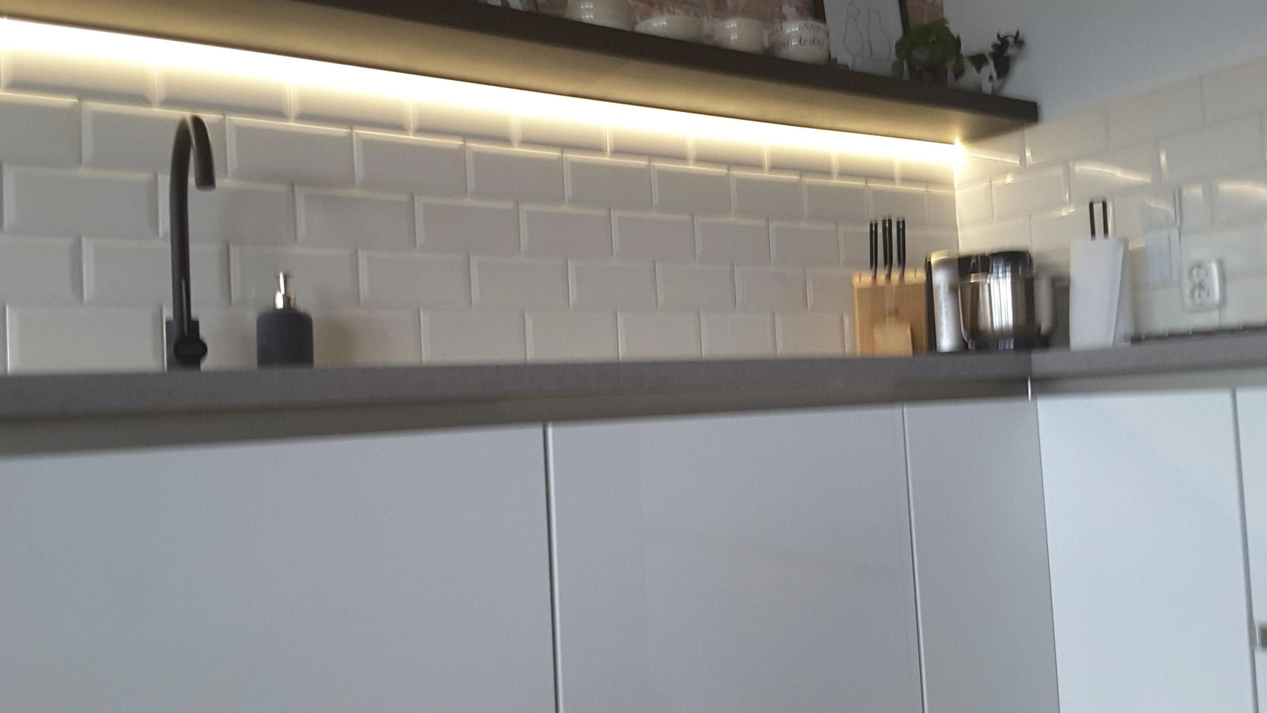 Aluminium ledstrip profiel zwart inbouw 3M Slim Line - 7 mm hoog - Compleet met afdekkap