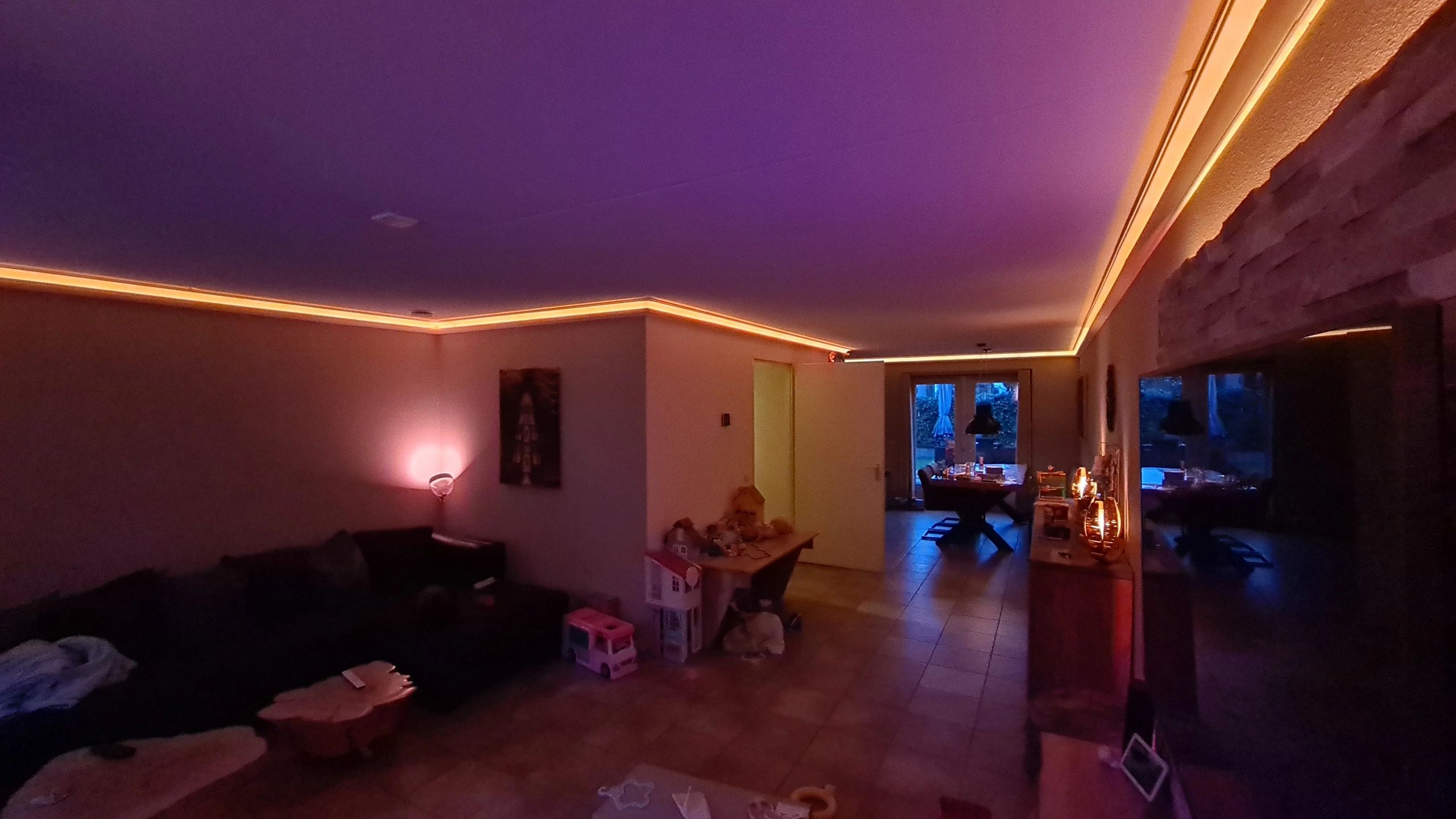 15 meter complete set RGBW led strip met Zigbee controller