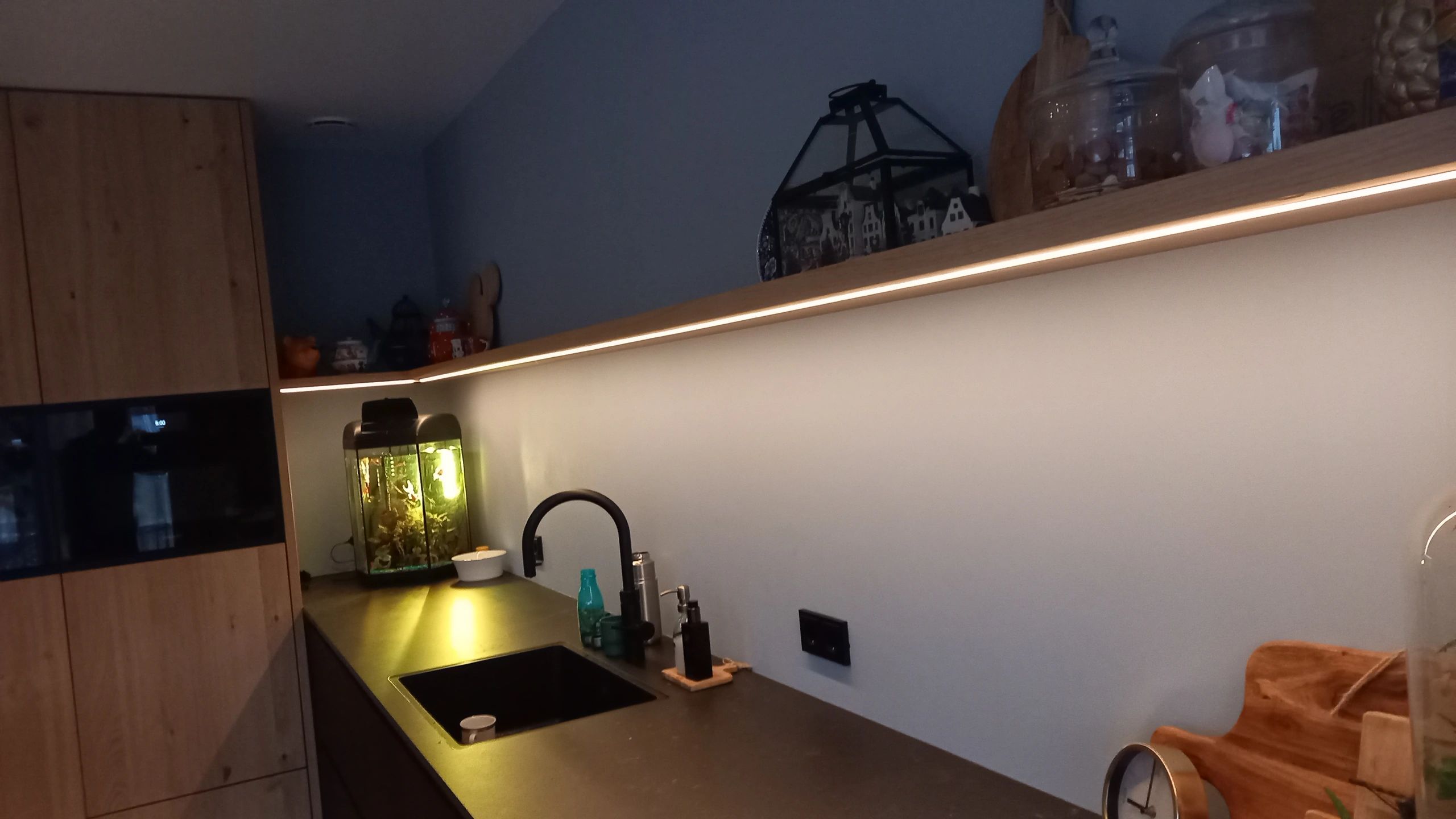 4 meter led strip Warm Wit Pro - complete set