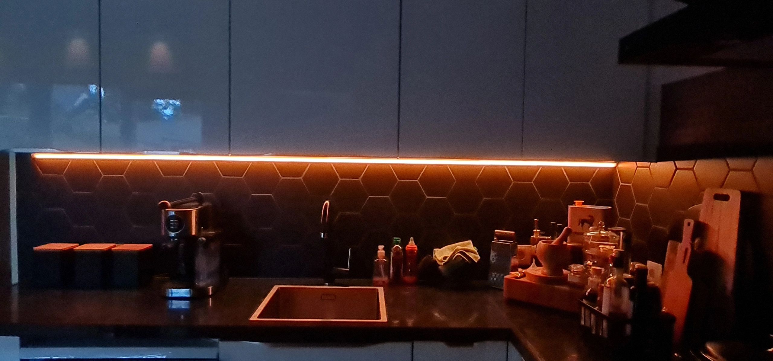 20 meter complete set RGBWW led strip met Zigbee controller