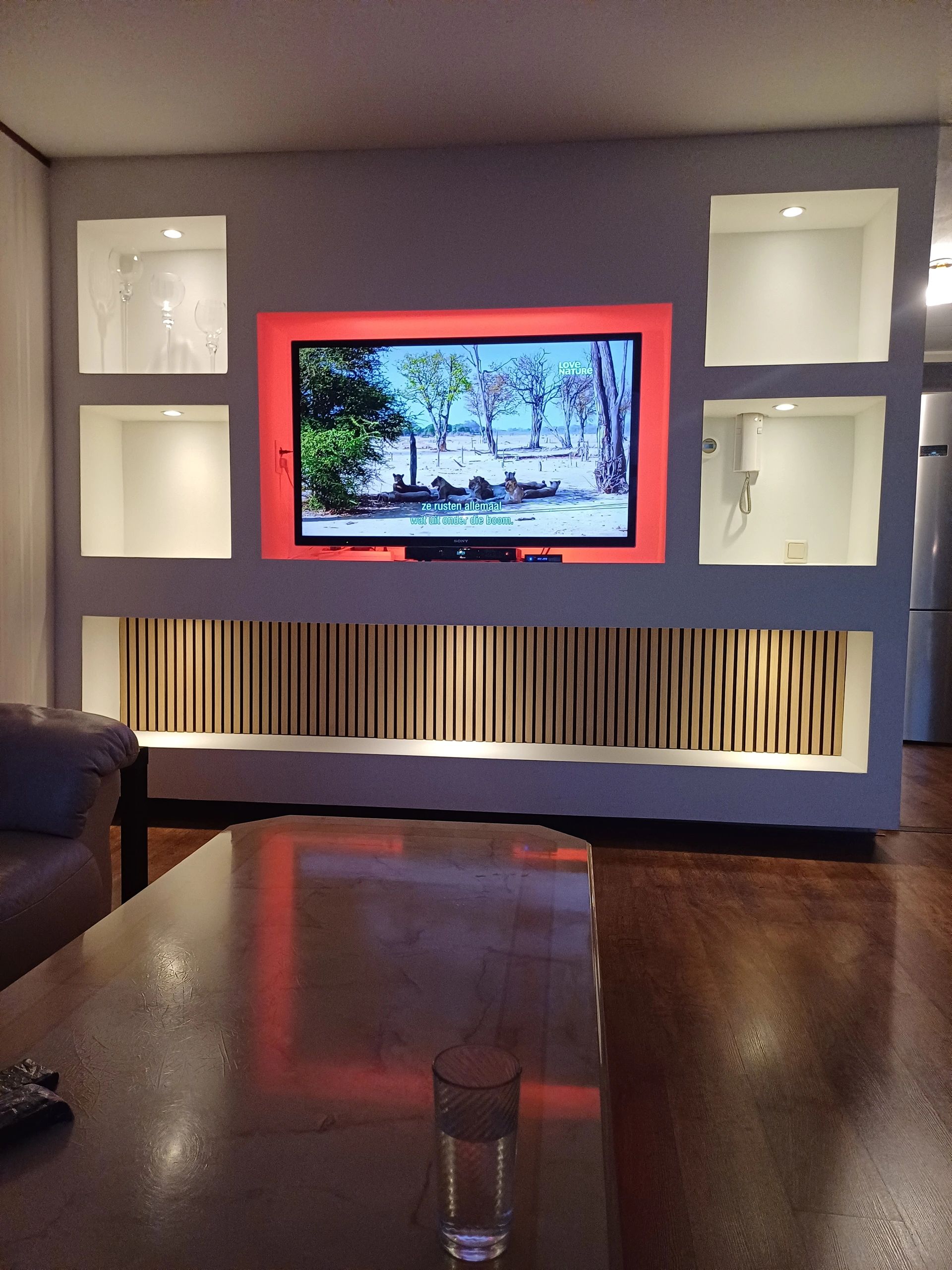 TV led strip set met 4 RGB strips voor TV’s > 60 inch