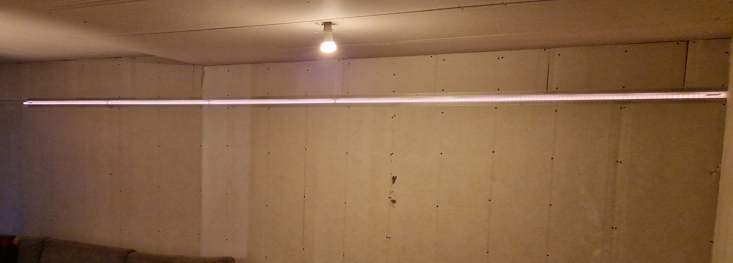 Led stuc profiel 3 meter brede variant