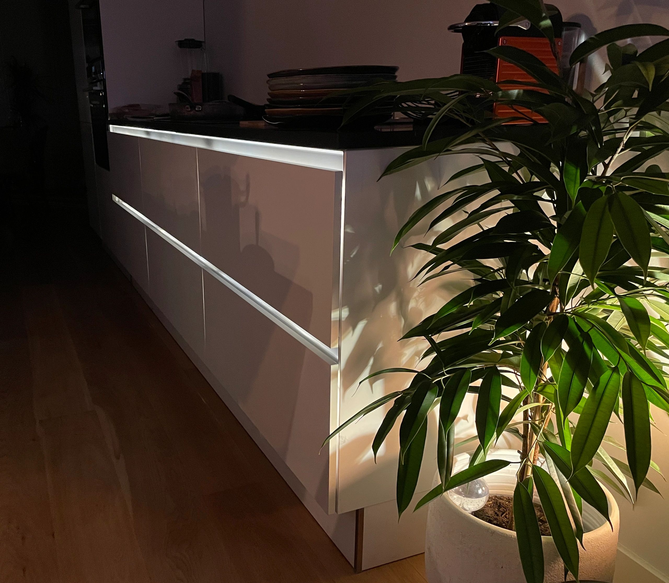 Ledstrip 4 meter warm wit Basic - losse strip met 128 leds per meter