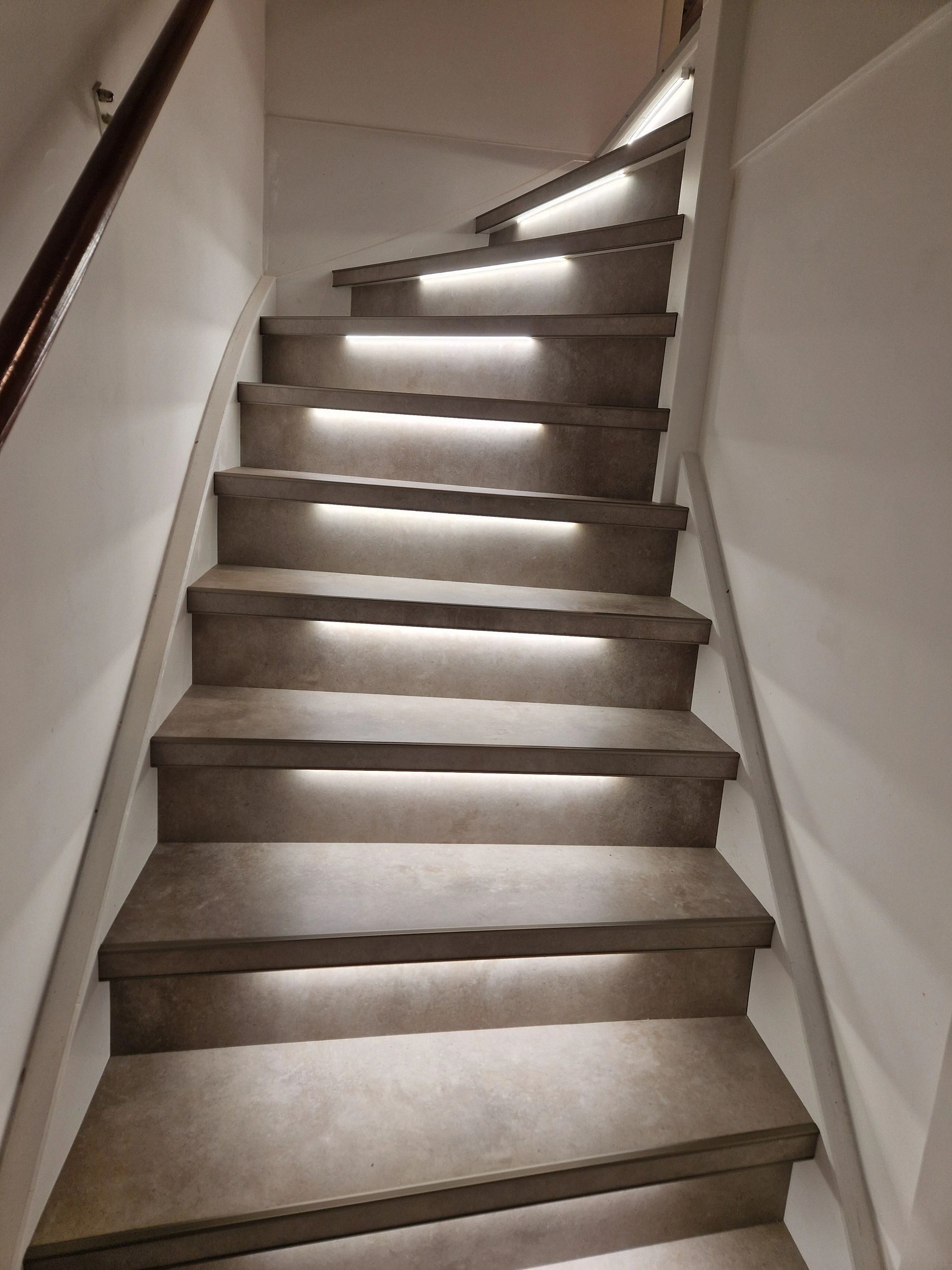 Trapverlichting COB led strip Warm Wit complete set 50 CM