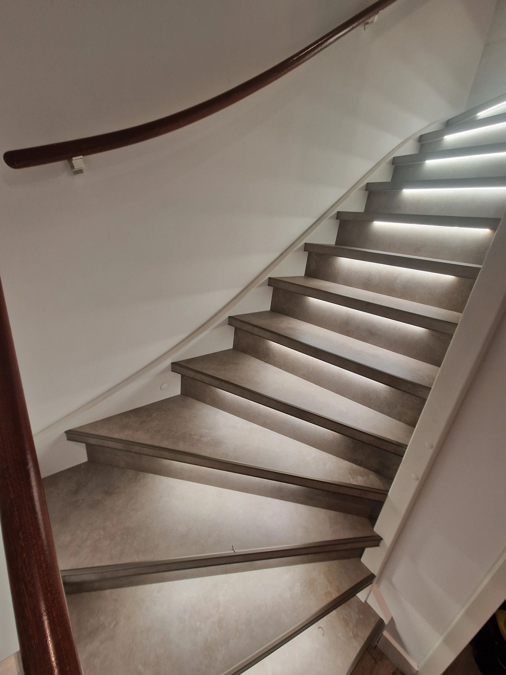 Trapverlichting COB led strip Warm Wit complete set 50 CM