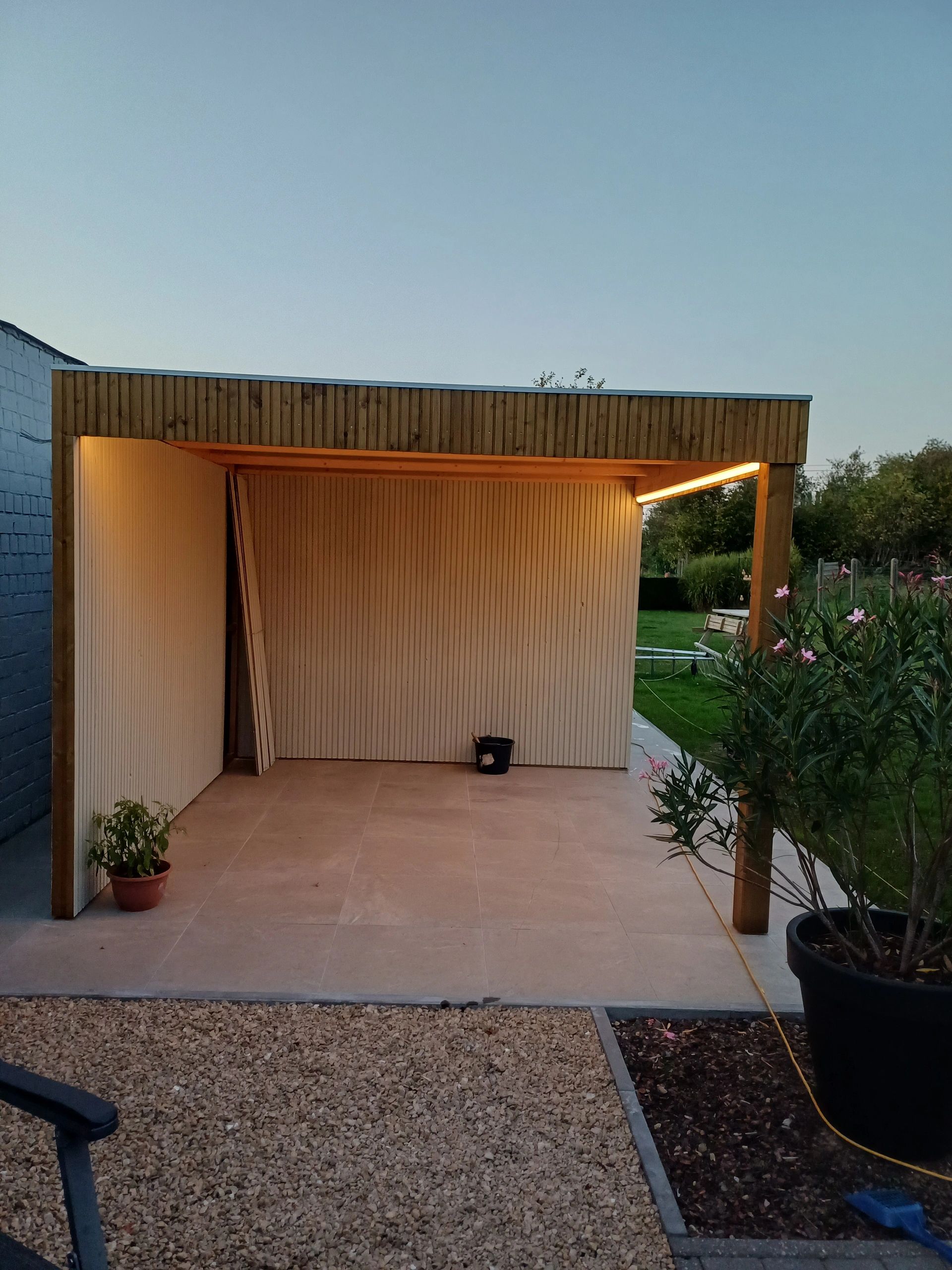 Terrasoverkapping verlichting set 4 meter