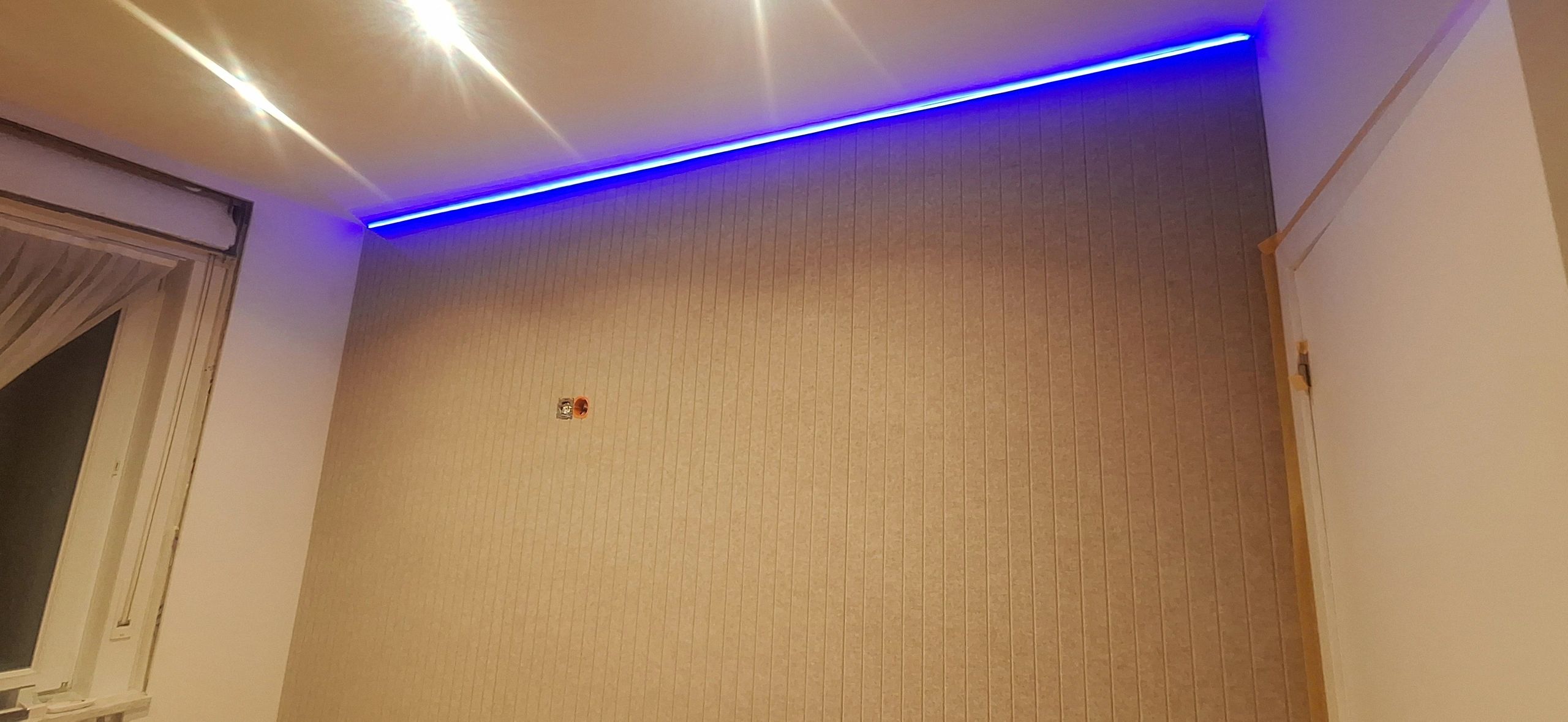 4 meter RGB Neon LED flex Midi Recht - complete set neon verlichting