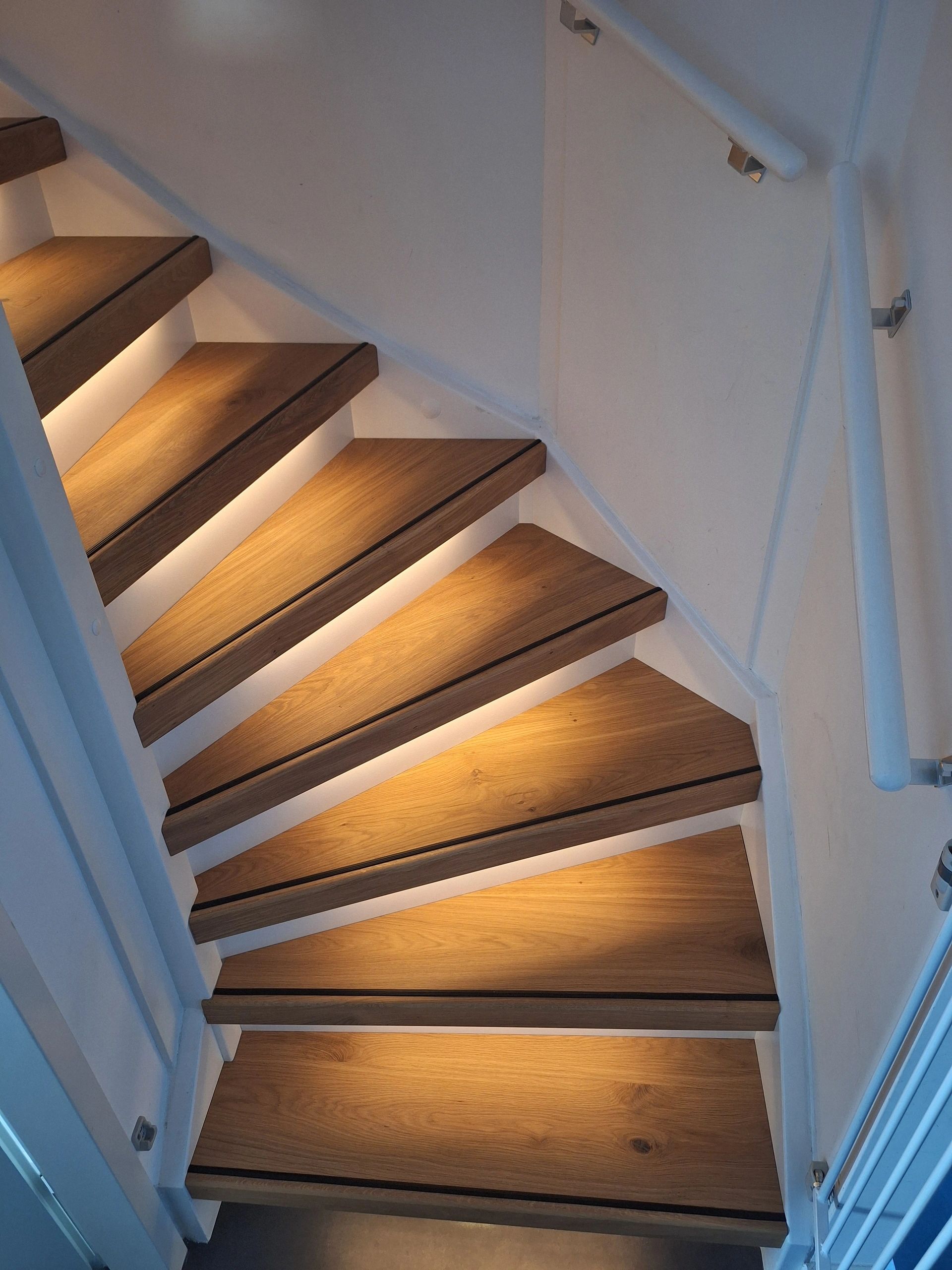 Trapverlichting COB led strip Warm Wit complete set 50 CM