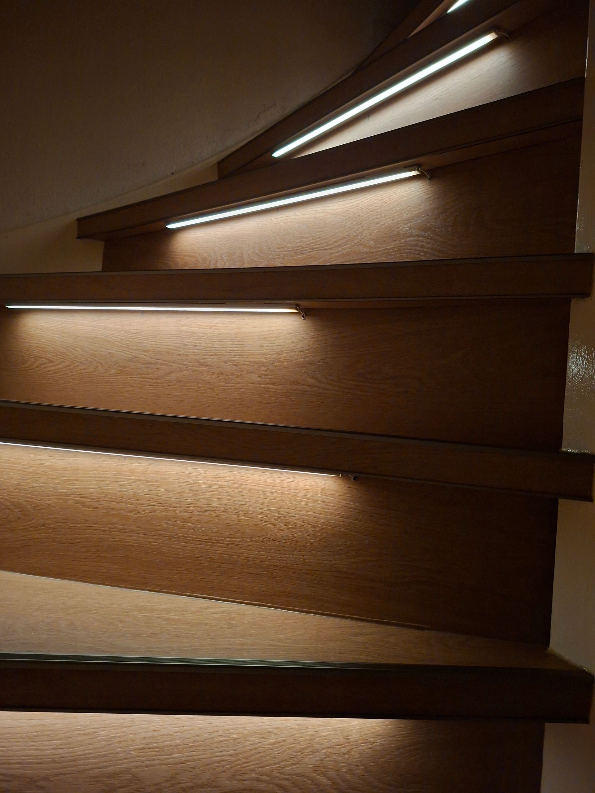 Dynamische trapverlichting set Premium 50 cm met profiel