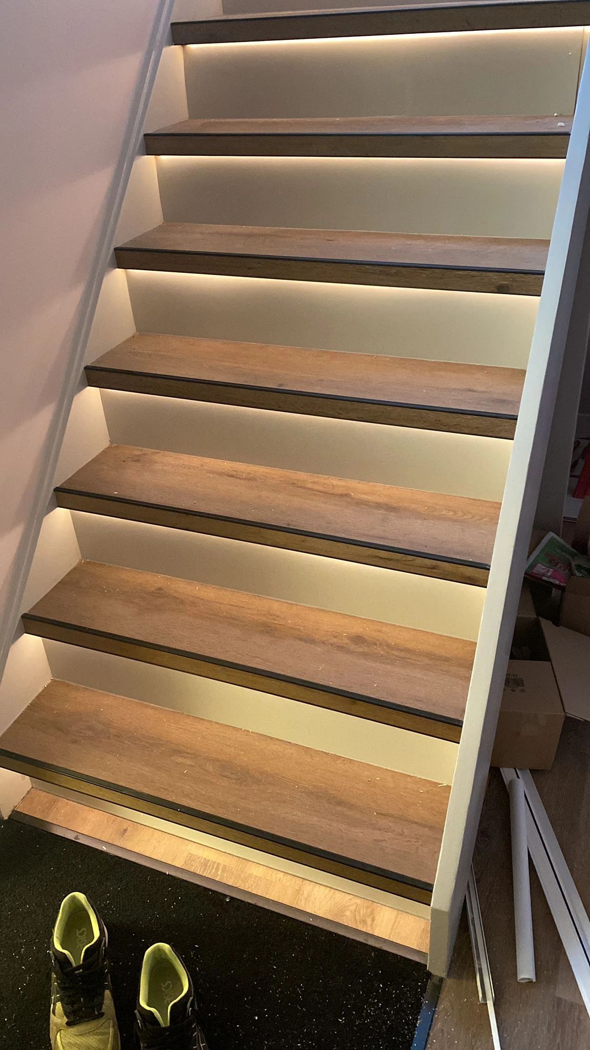 Trapverlichting COB led strip Warm Wit complete set 130 CM