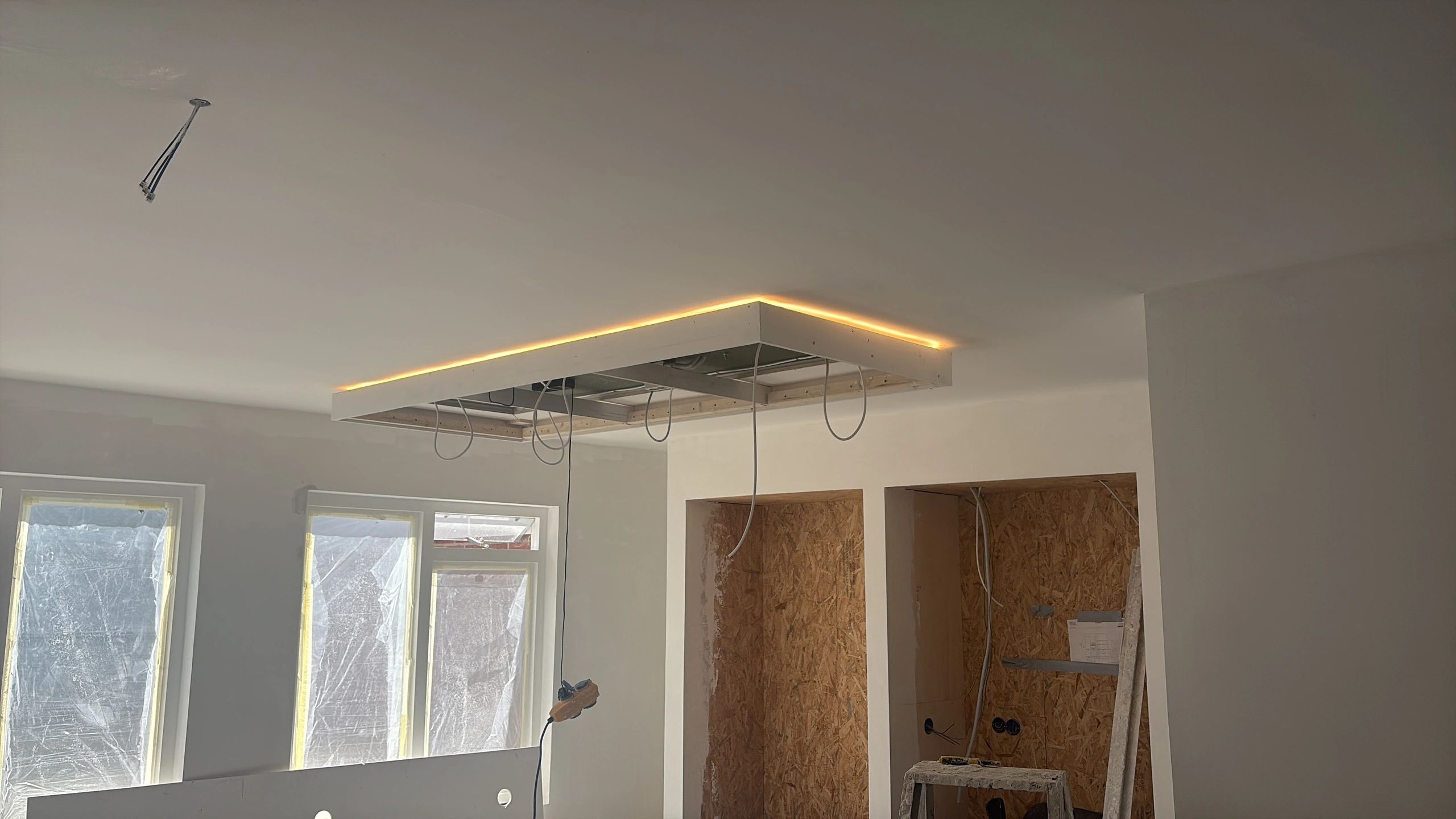 4 meter led strip Warm Wit Pro - complete set