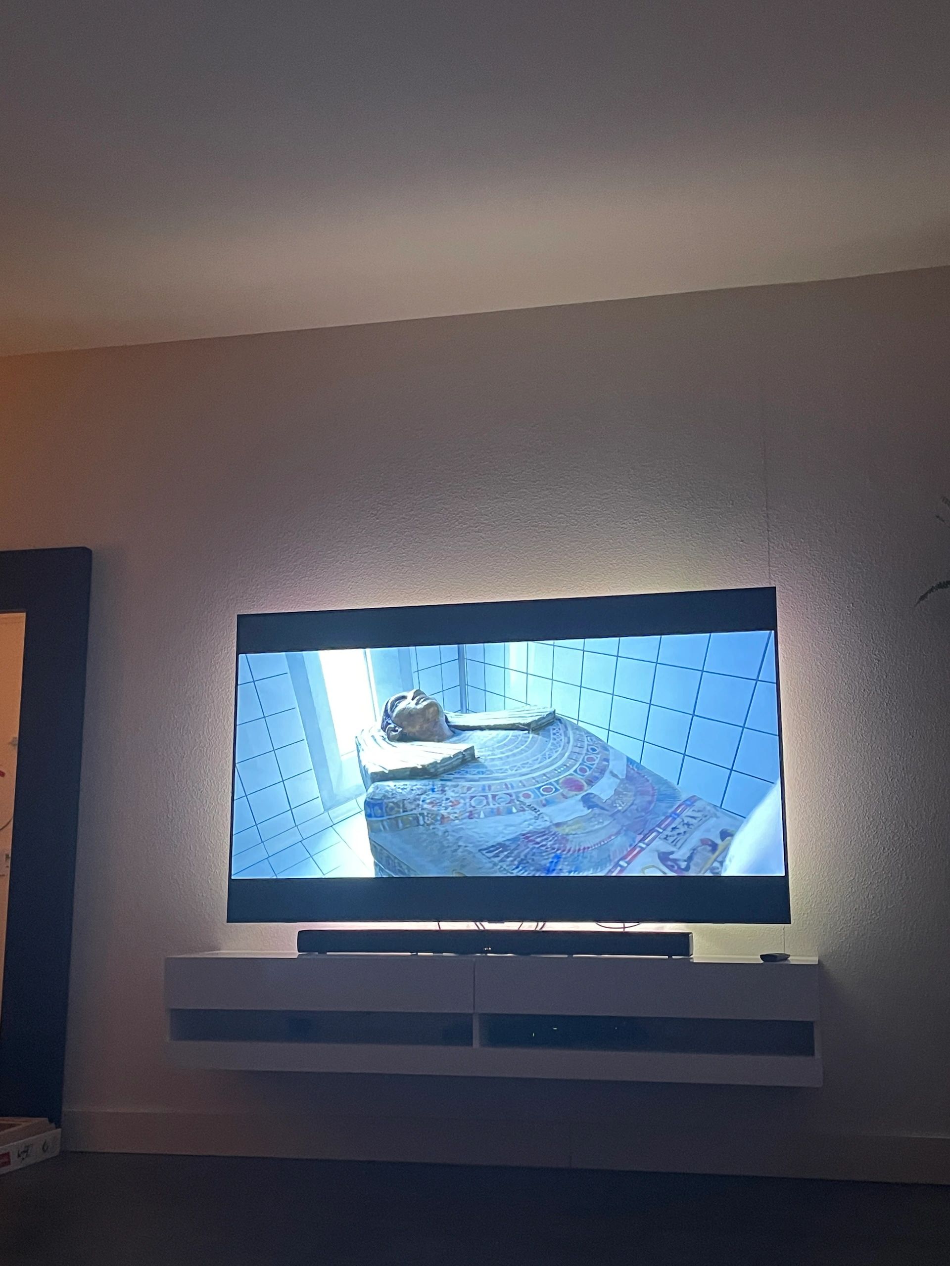 TV backlight set met 4 RGBWW ledstrips voor TV’s 40-50 inch