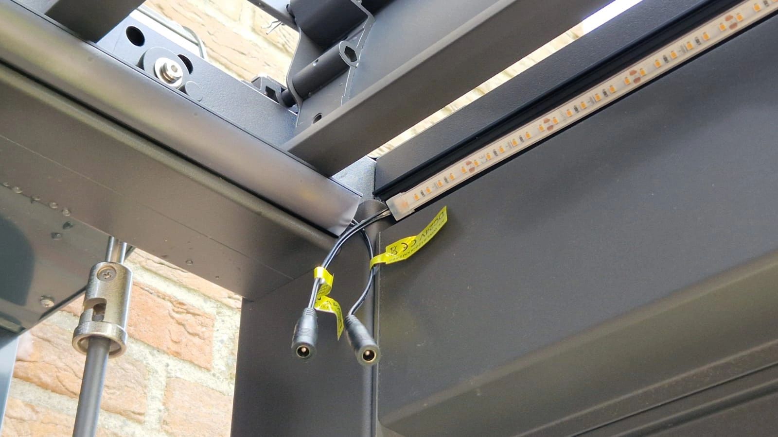 19 meter Warm Witte led strip voor buiten complete set