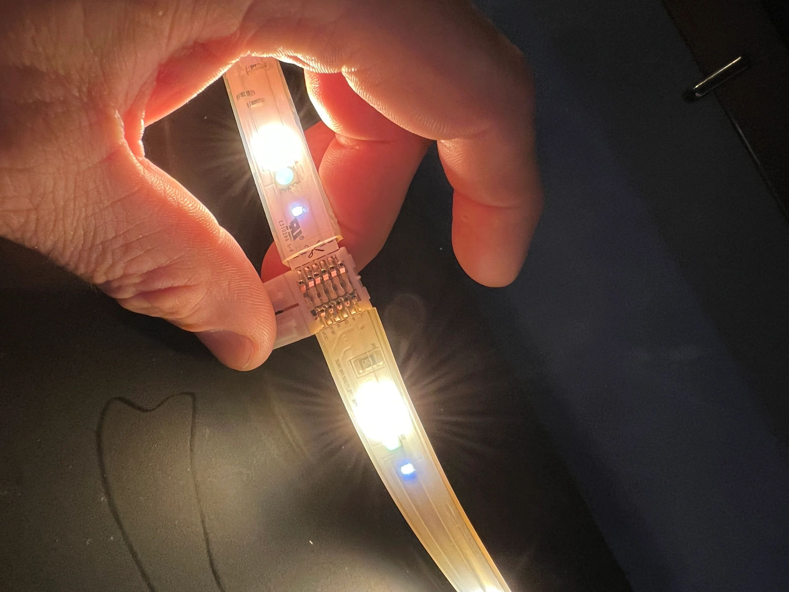 Koppelstuk RGBWW led strip solderen niet nodig