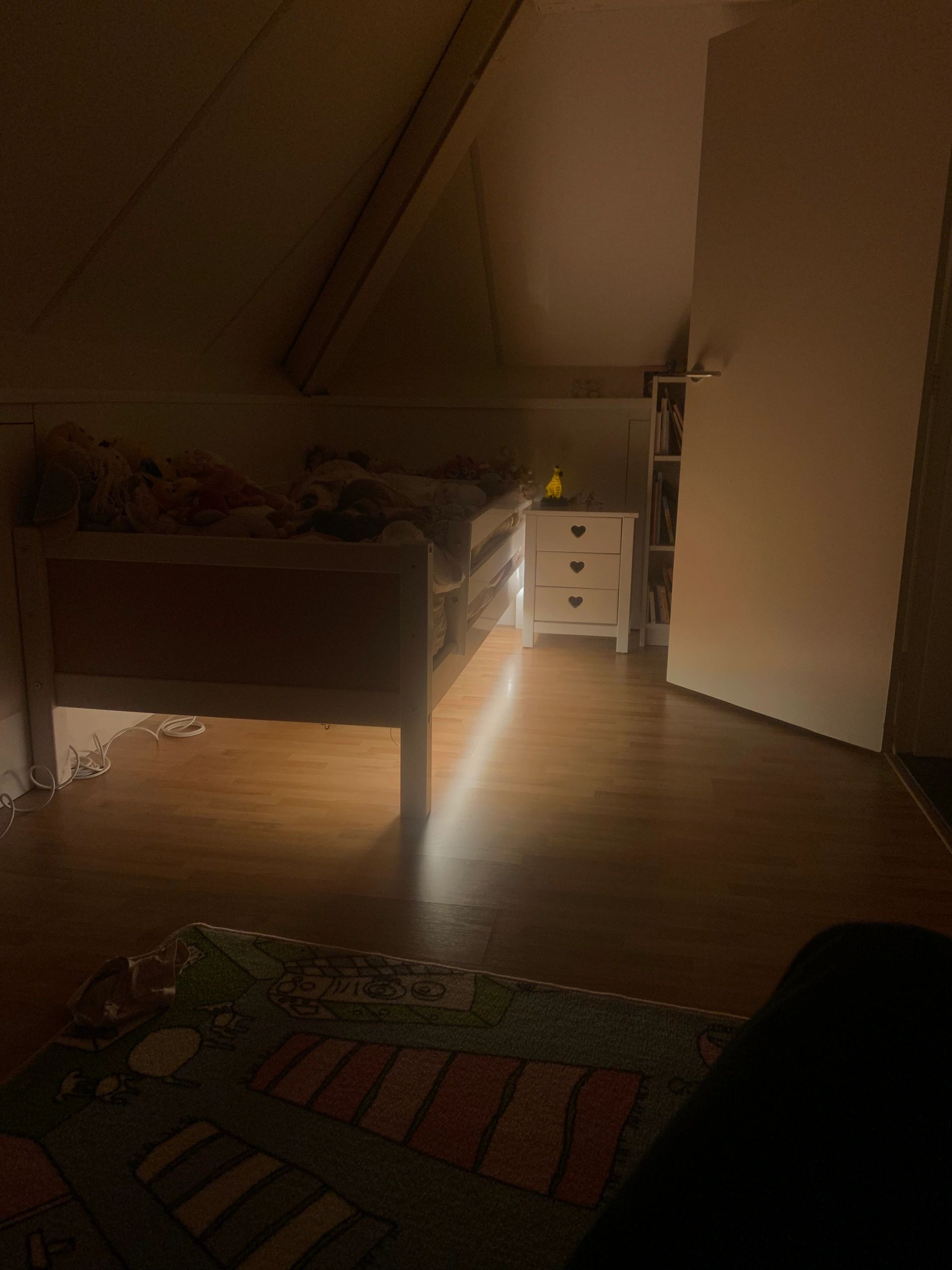 Bedverlichting 1 zijde complete set 2 meter LED strip warm wit met bewegingssensor