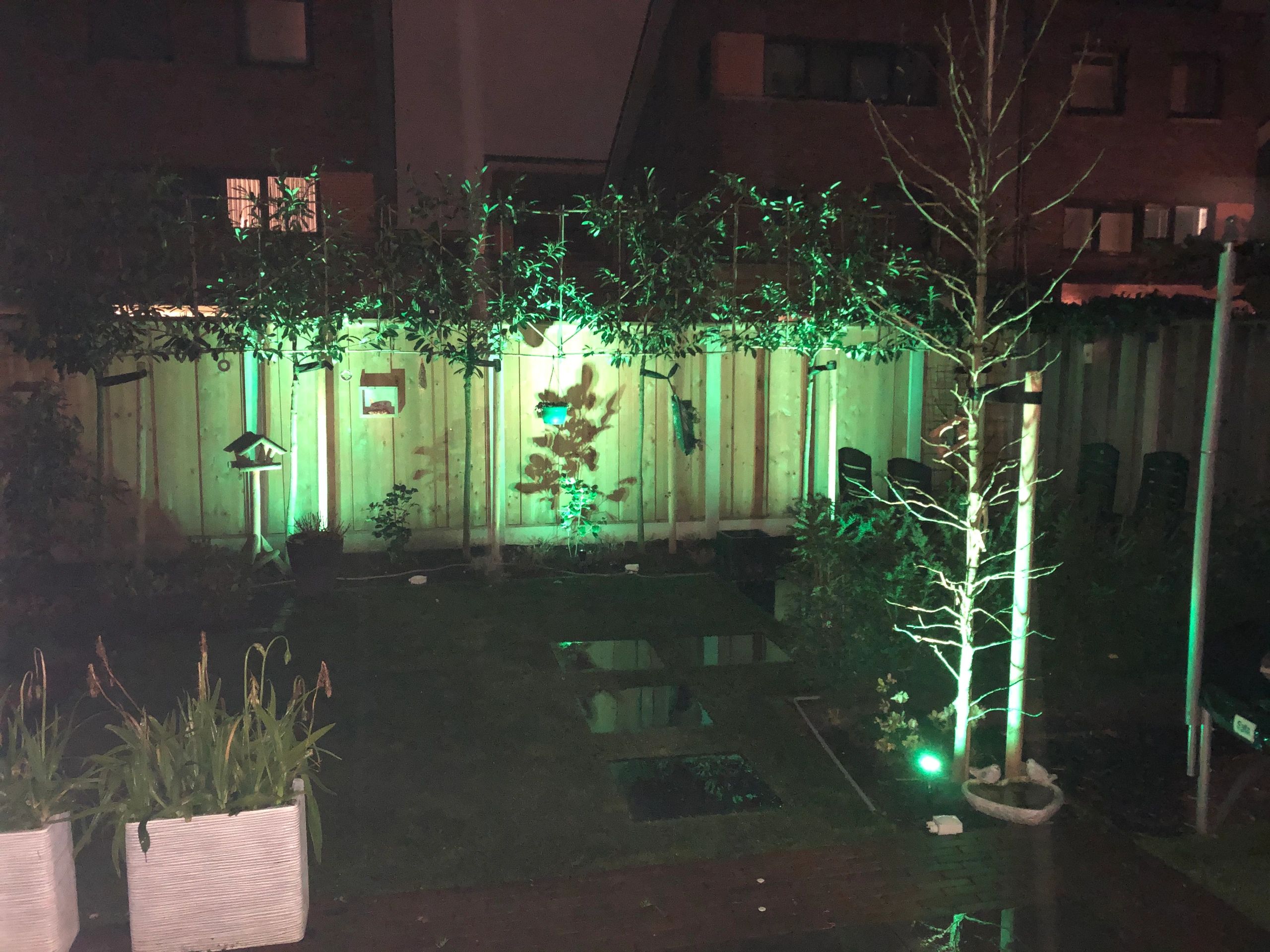 Wifi led tuinspot set RGBWW mét Wifi module 6 watt