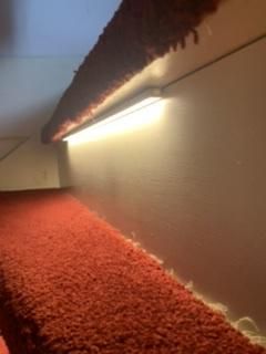 Ledstrip profiel breed opbouw Laag model - compleet met afdekkap 1,5 meter