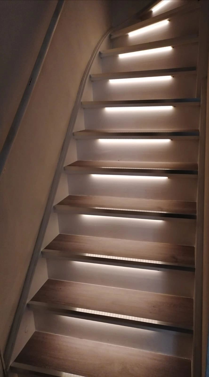 Trapverlichting Led strip Helder Wit – Complete set 50 CM