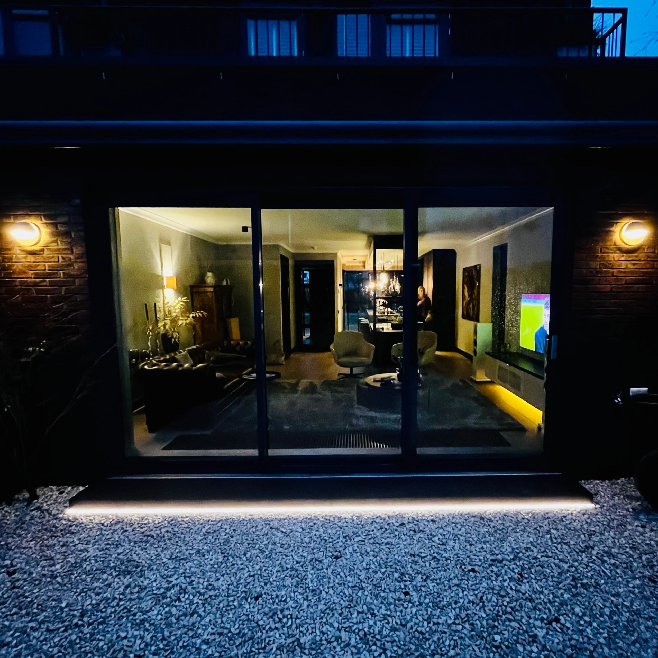 6 meter Warm Witte led strip voor buiten complete set
