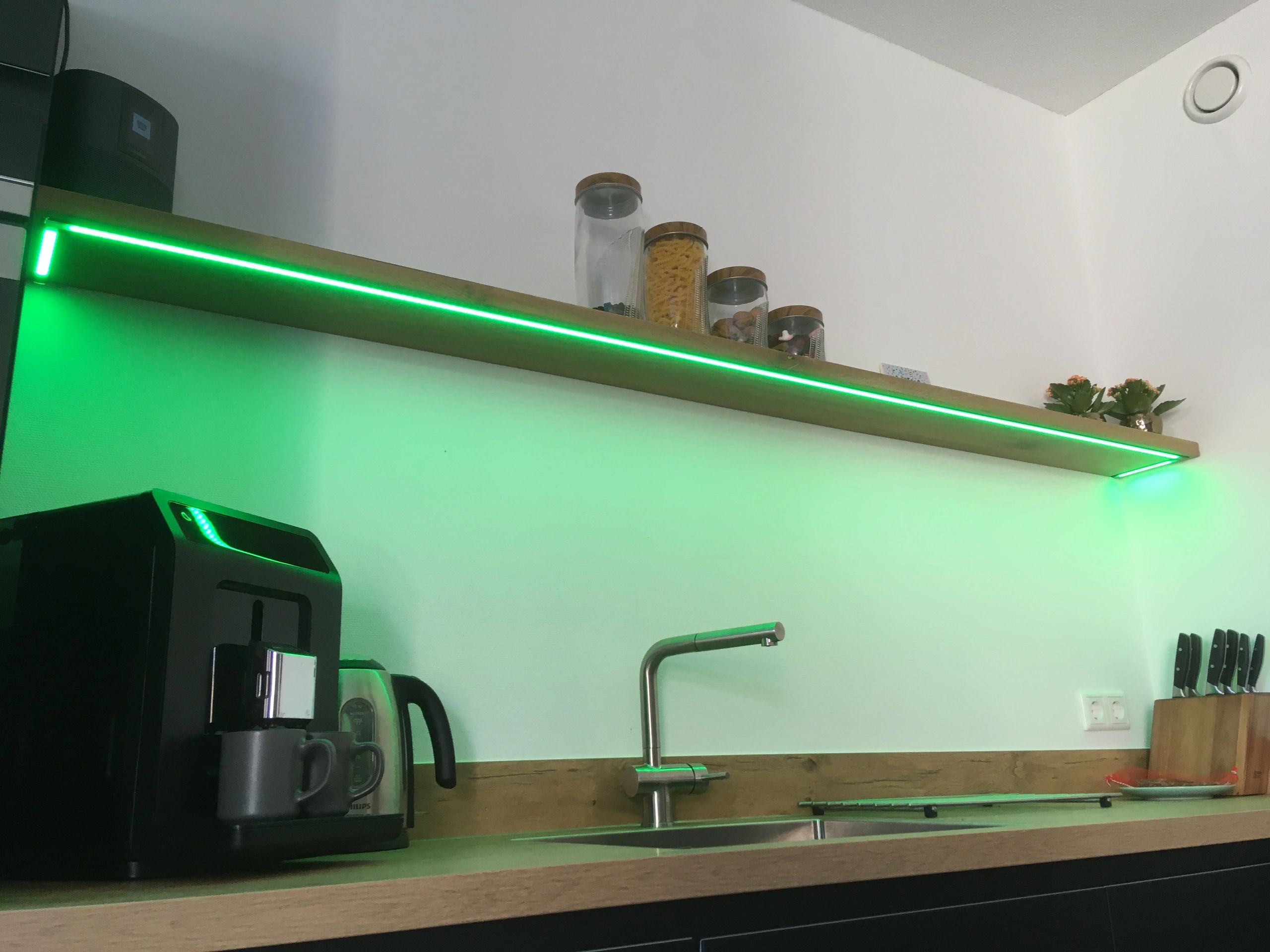 15 meter complete set RGBW led strip met Zigbee controller