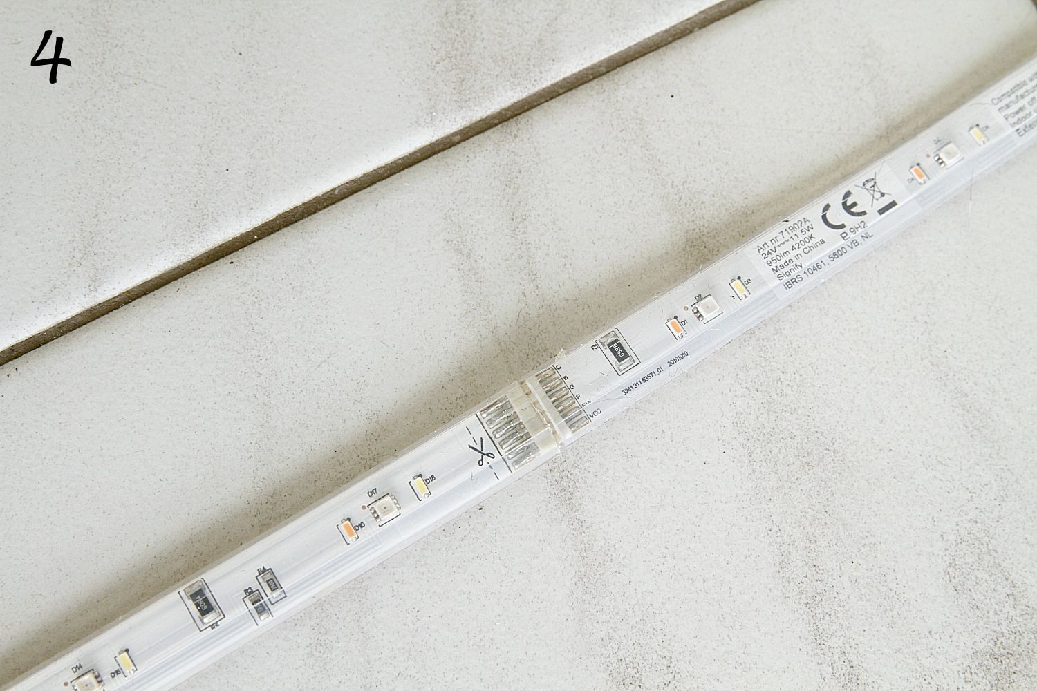 2,5 meter RGBWW verlengkabel