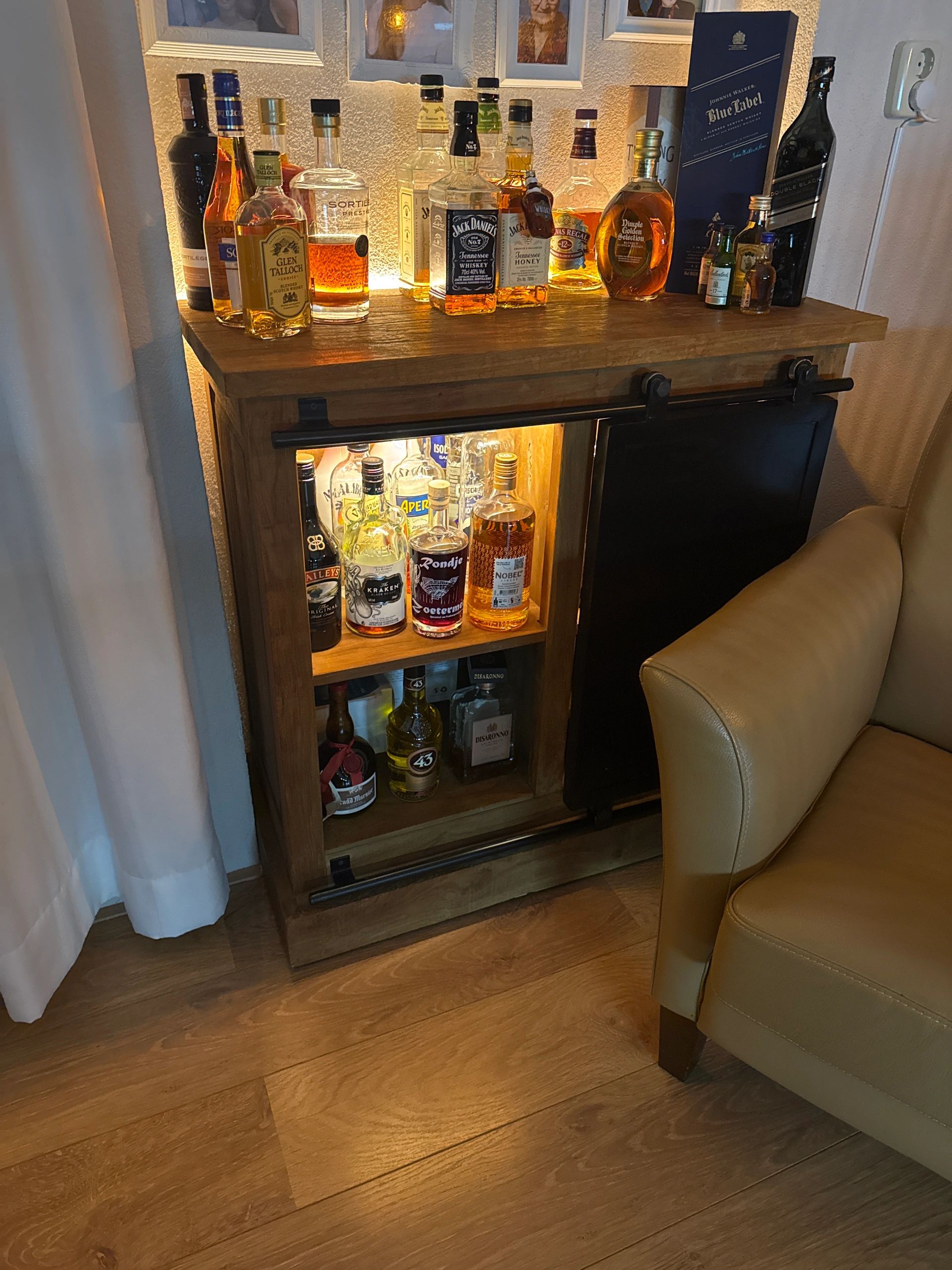 Led strip in flexibel wit inbouwprofiel | warm wit | 1 meter set