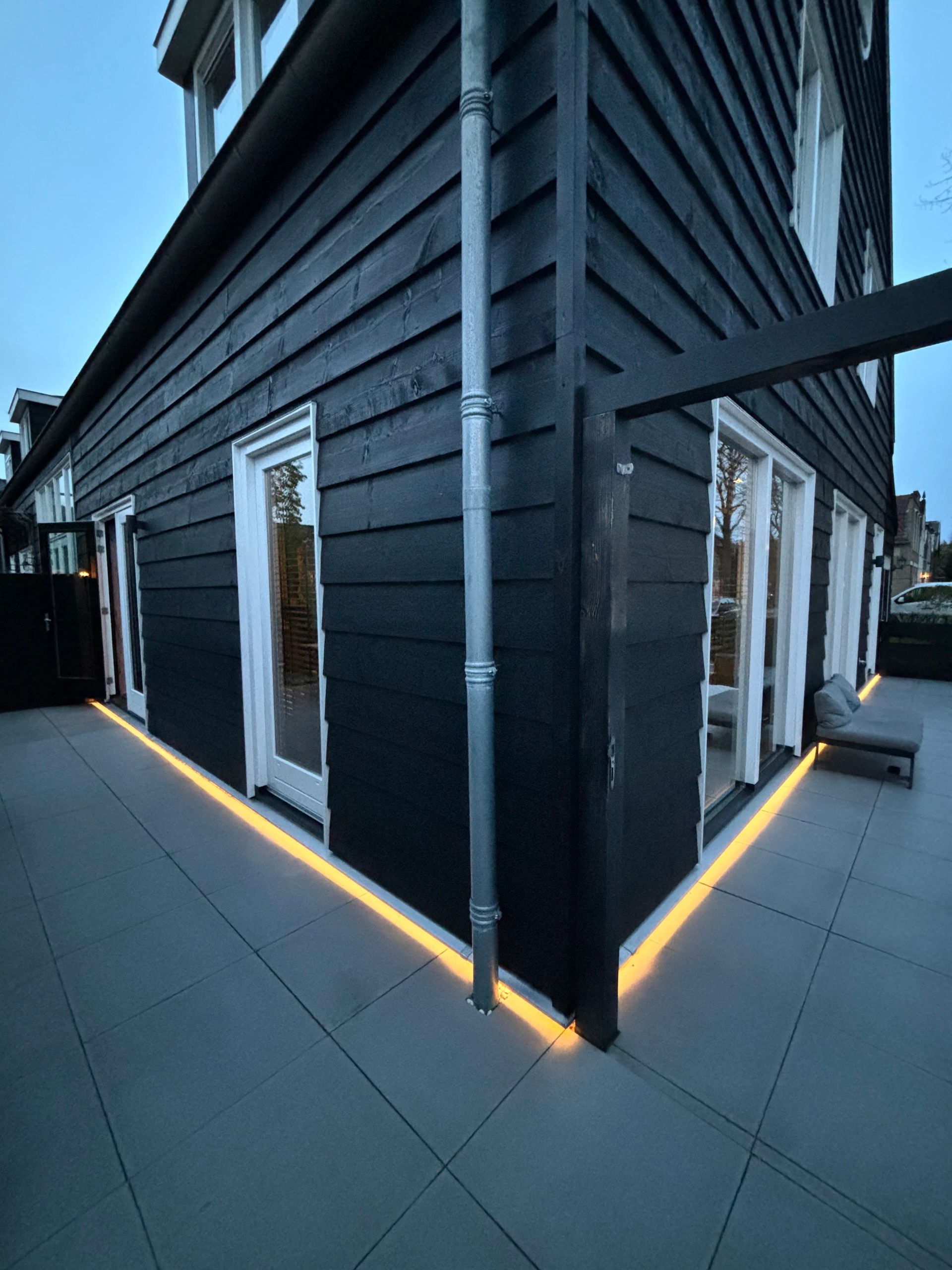 6 meter Warm Witte led strip voor buiten complete set