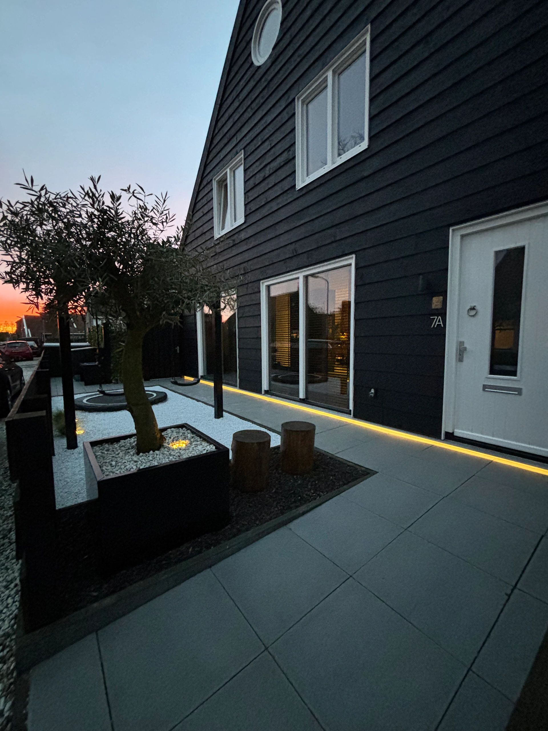 6 meter Warm Witte led strip voor buiten complete set