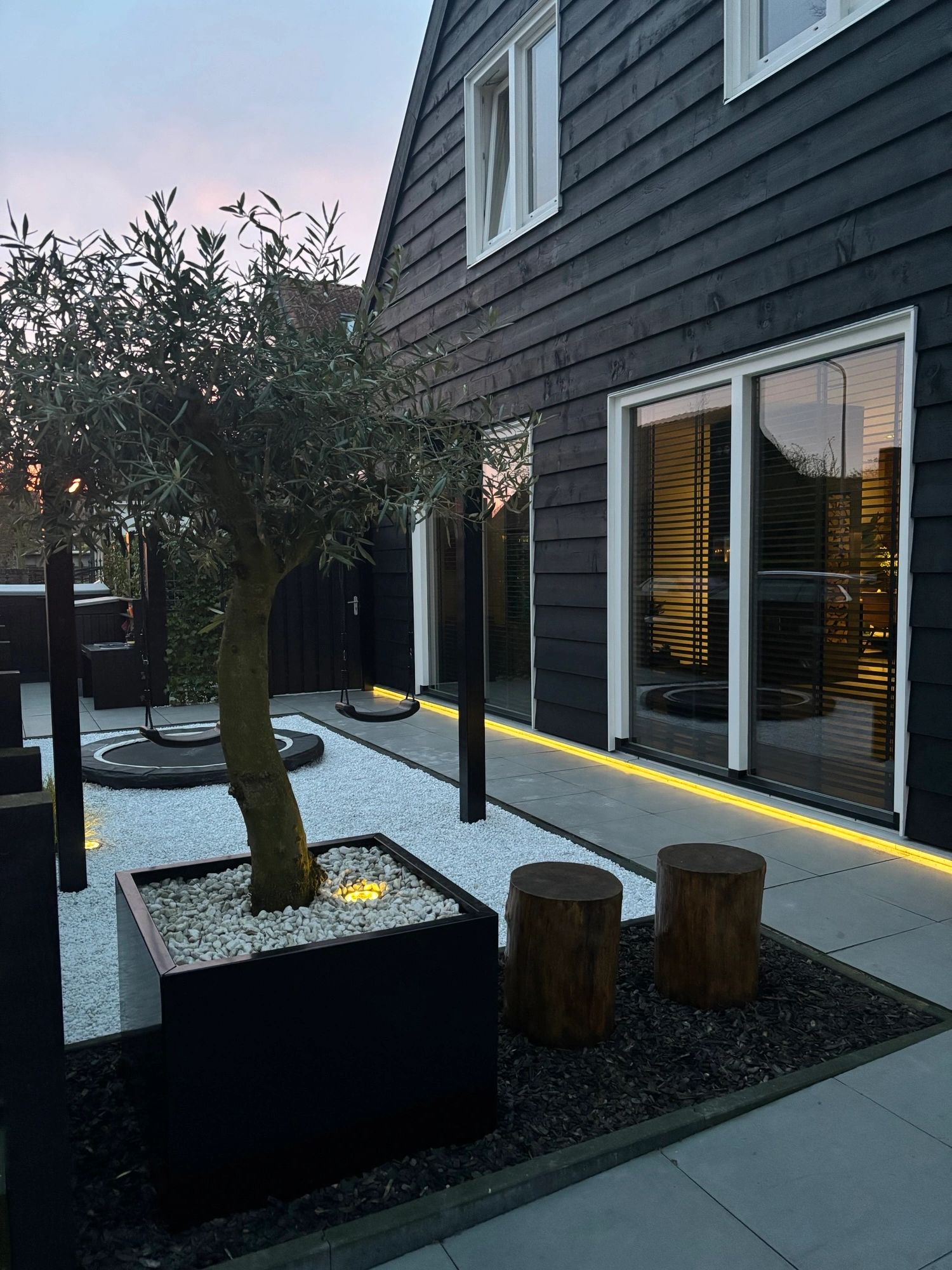 6 meter Warm Witte led strip voor buiten complete set