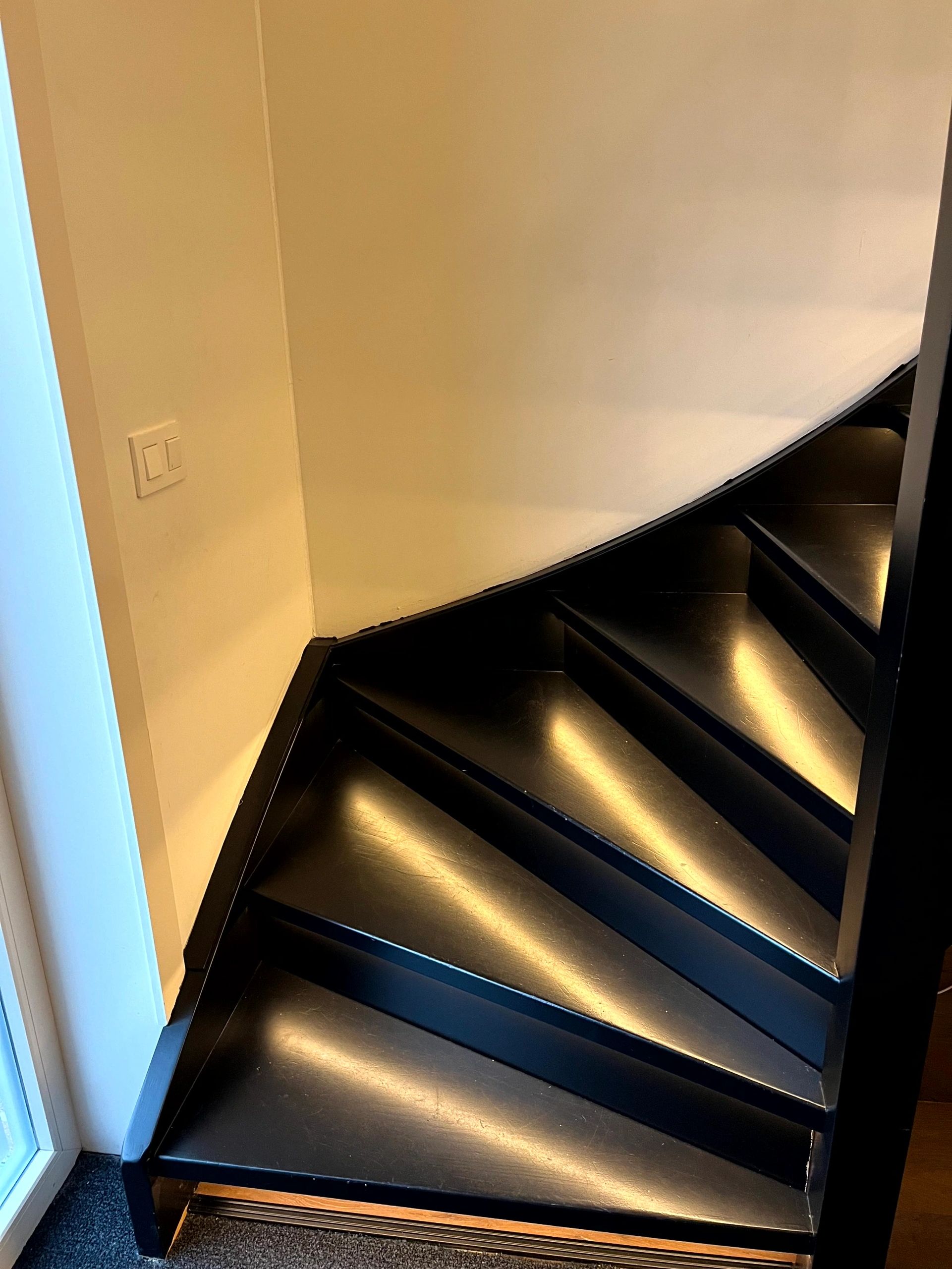 Trapverlichting COB led strip Warm Wit complete set 130 CM