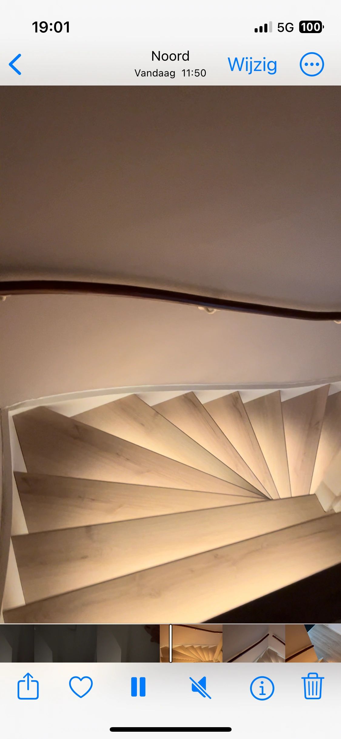 Trapverlichting Led strip Warm Wit 50 CM – Complete set inclusief profiel