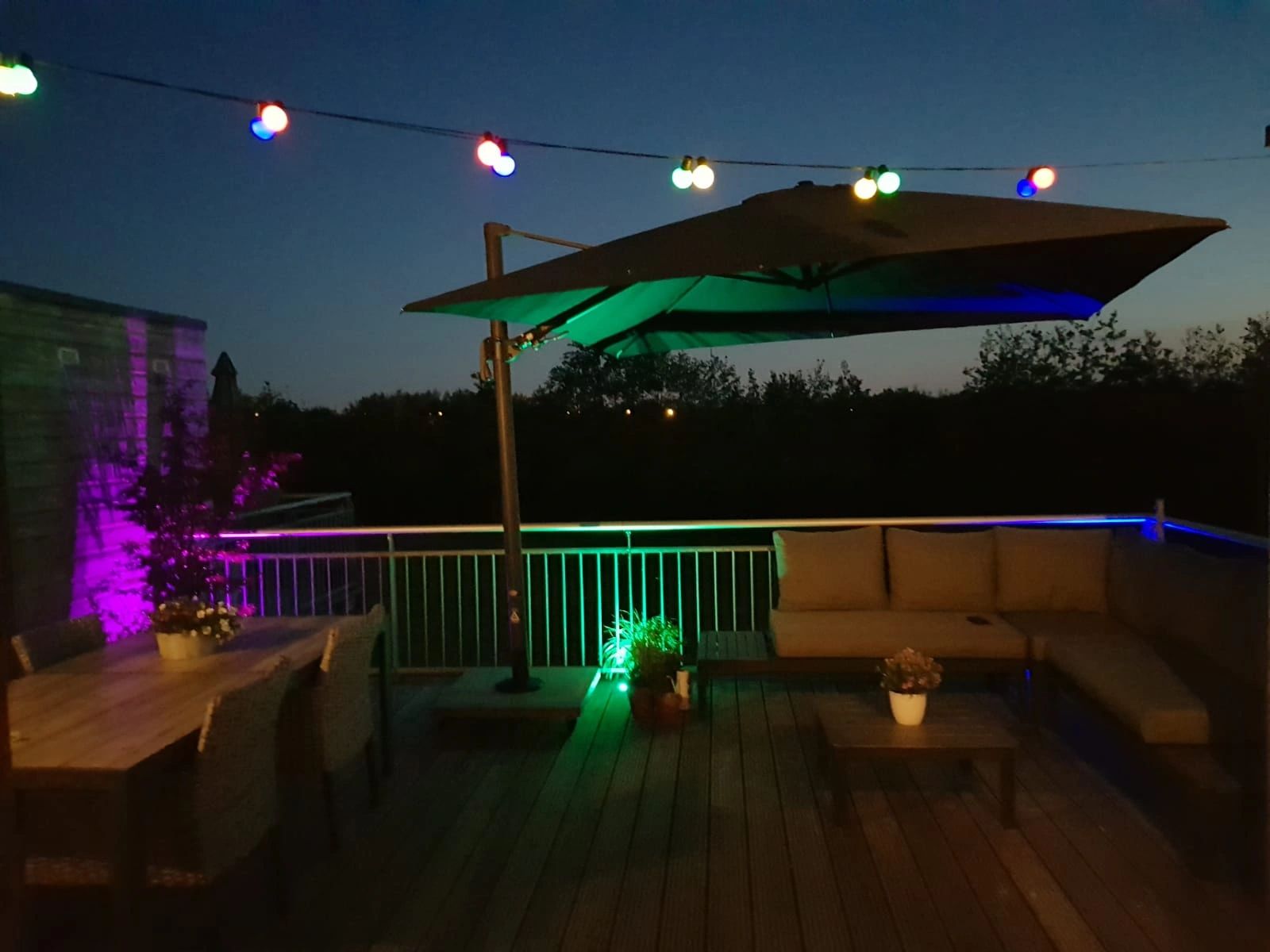 WIFI LED spot RGBWW 4W GU10 fitting