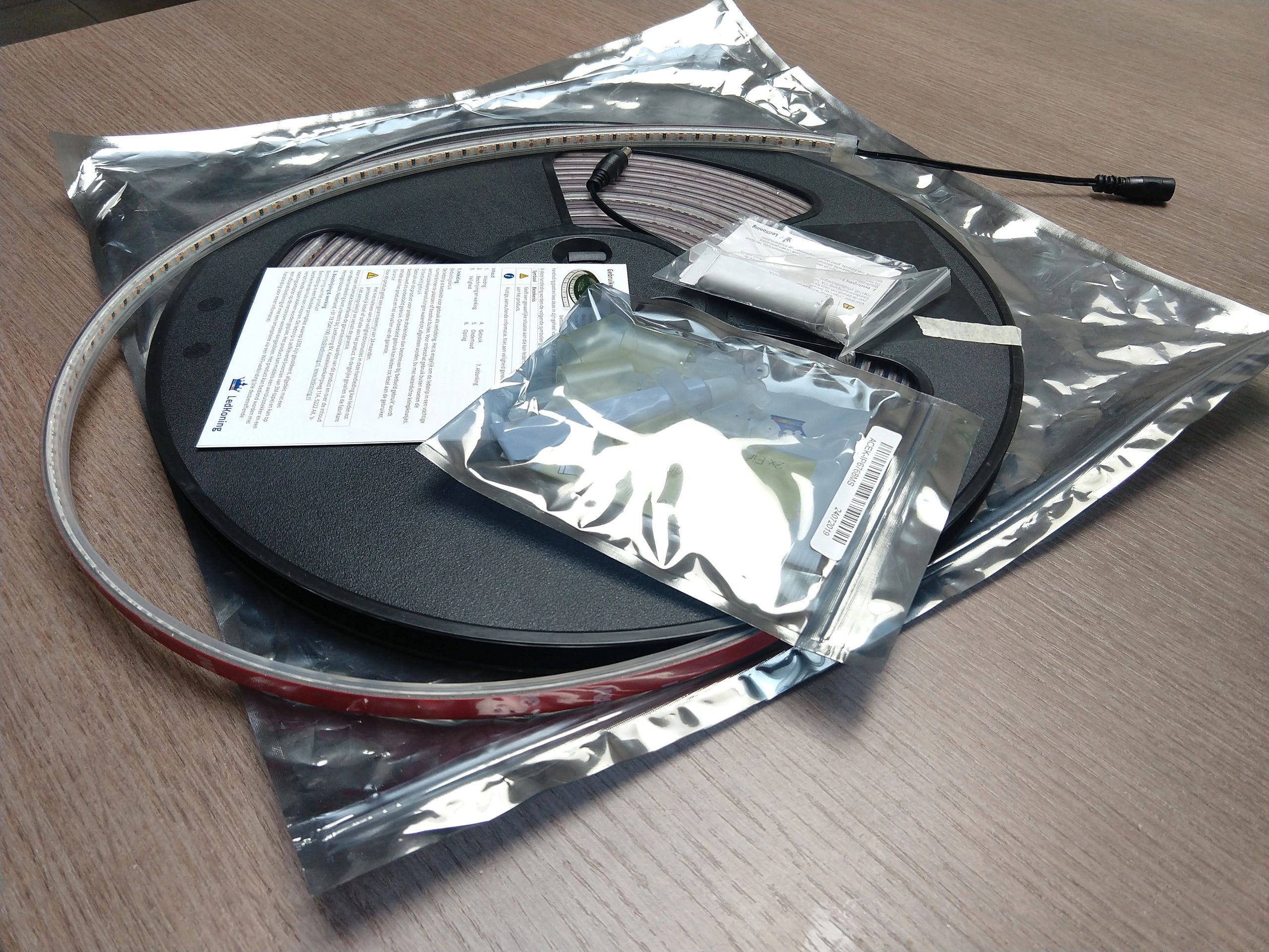 1 meter led strip Warm Wit Pro - 240 leds