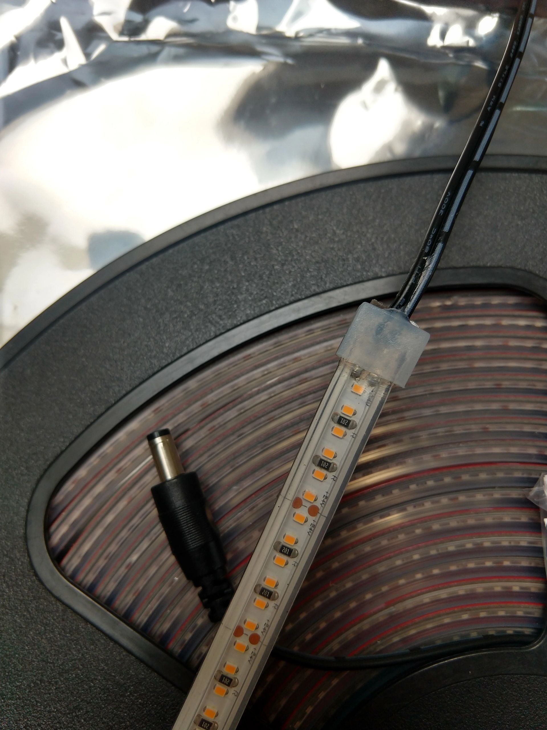 1 meter led strip Warm Wit Pro - 240 leds
