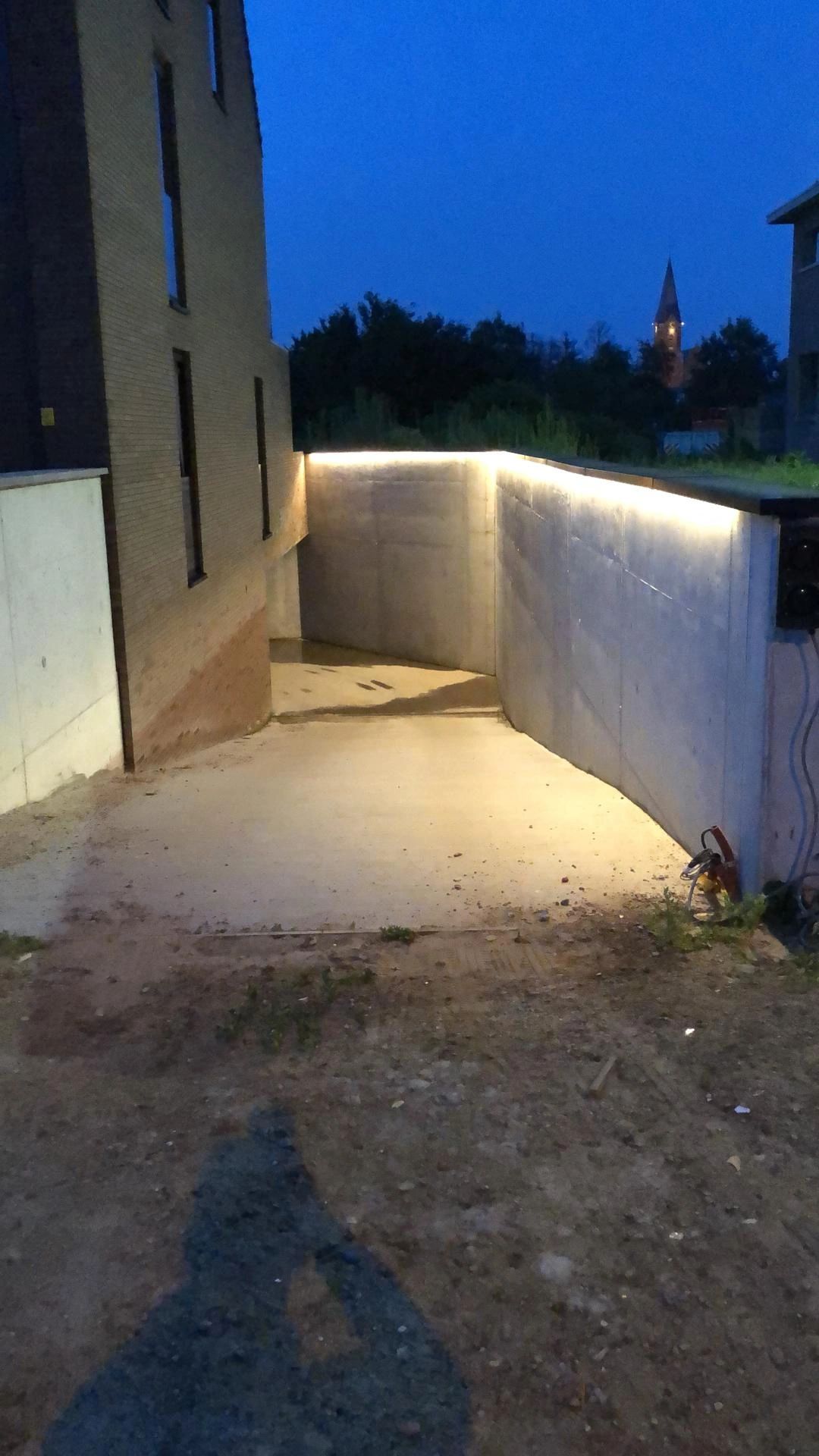 6 meter Neon Led Flex Warm Wit Midi Top View - losse strip