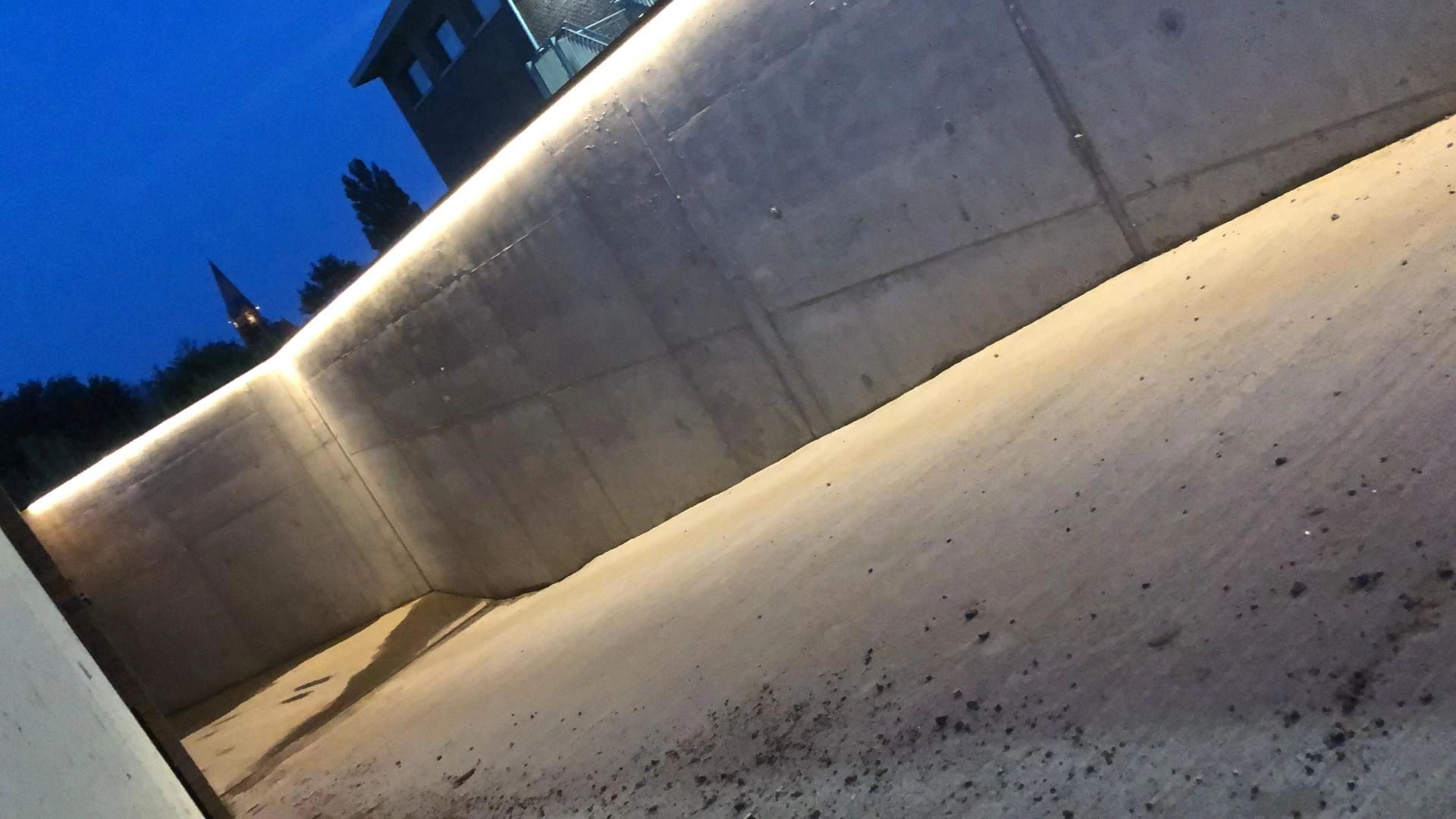 6 meter Neon Led Flex Warm Wit Midi Top View - losse strip