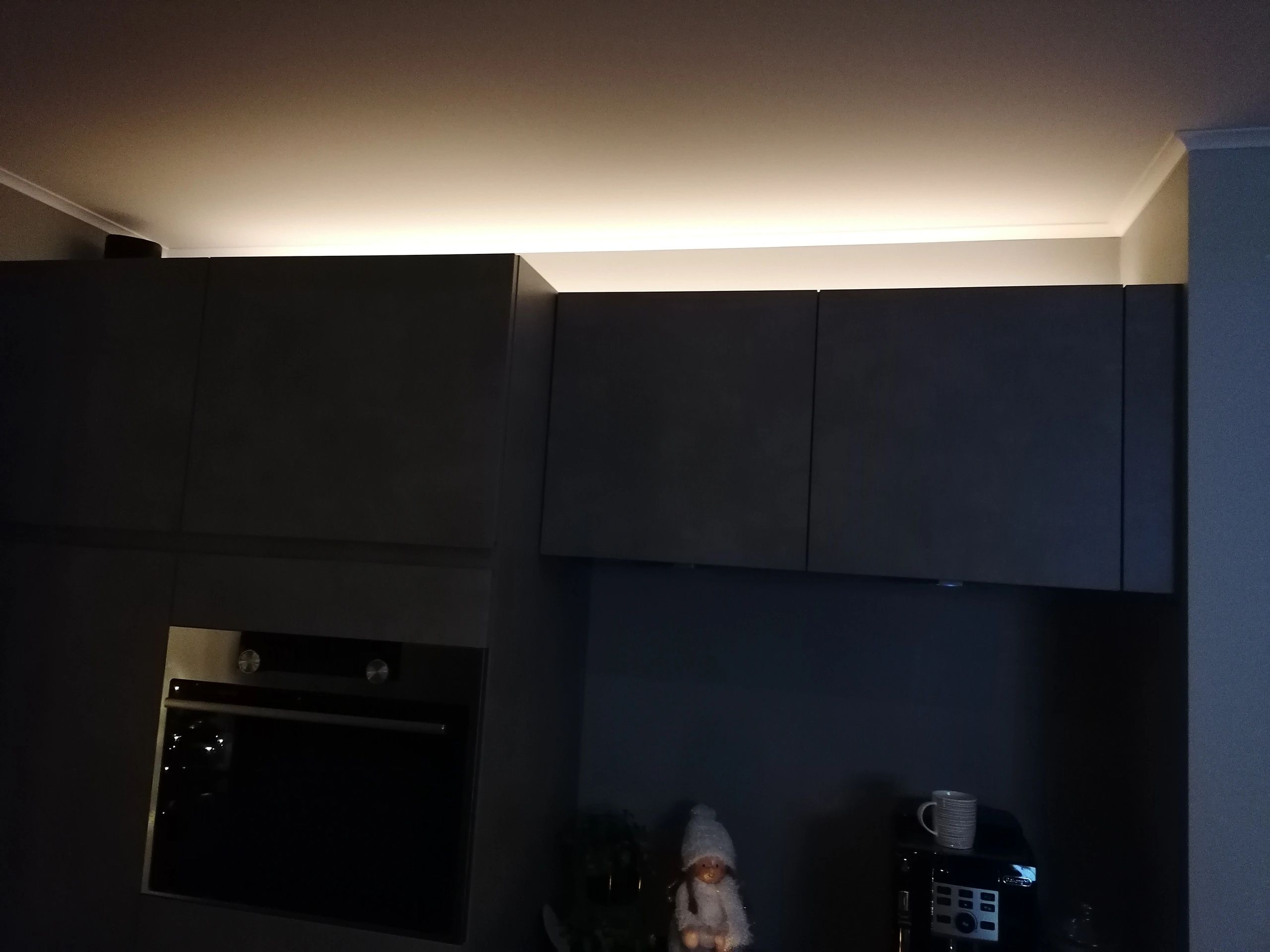 Ledstrip profiel opbouw Hoog model - compleet inclusief afdekkap 2 meter 15 mm