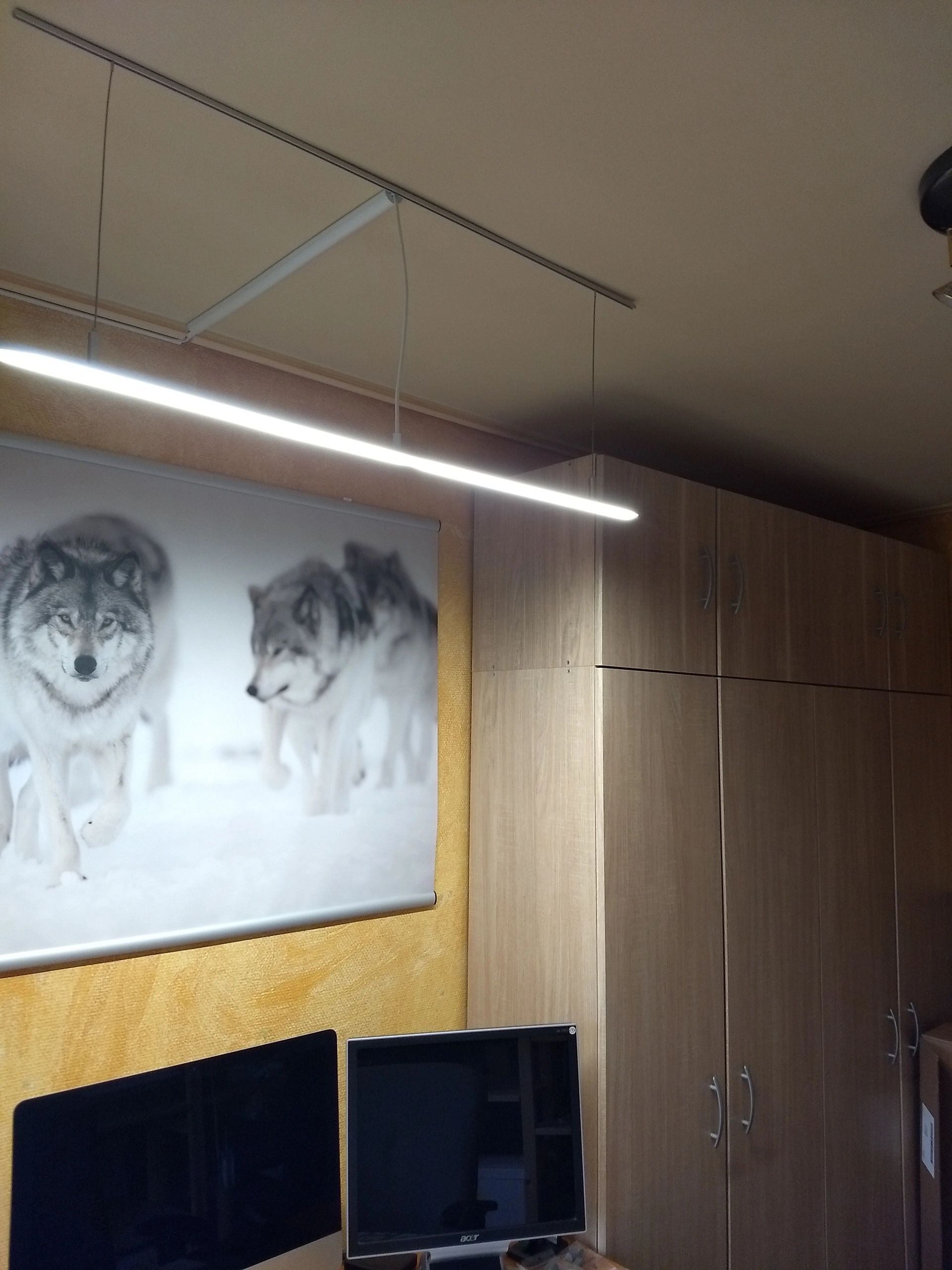 Ledstrip profiel breed opbouw laag model - compleet inclusief afdekkap 1 meter