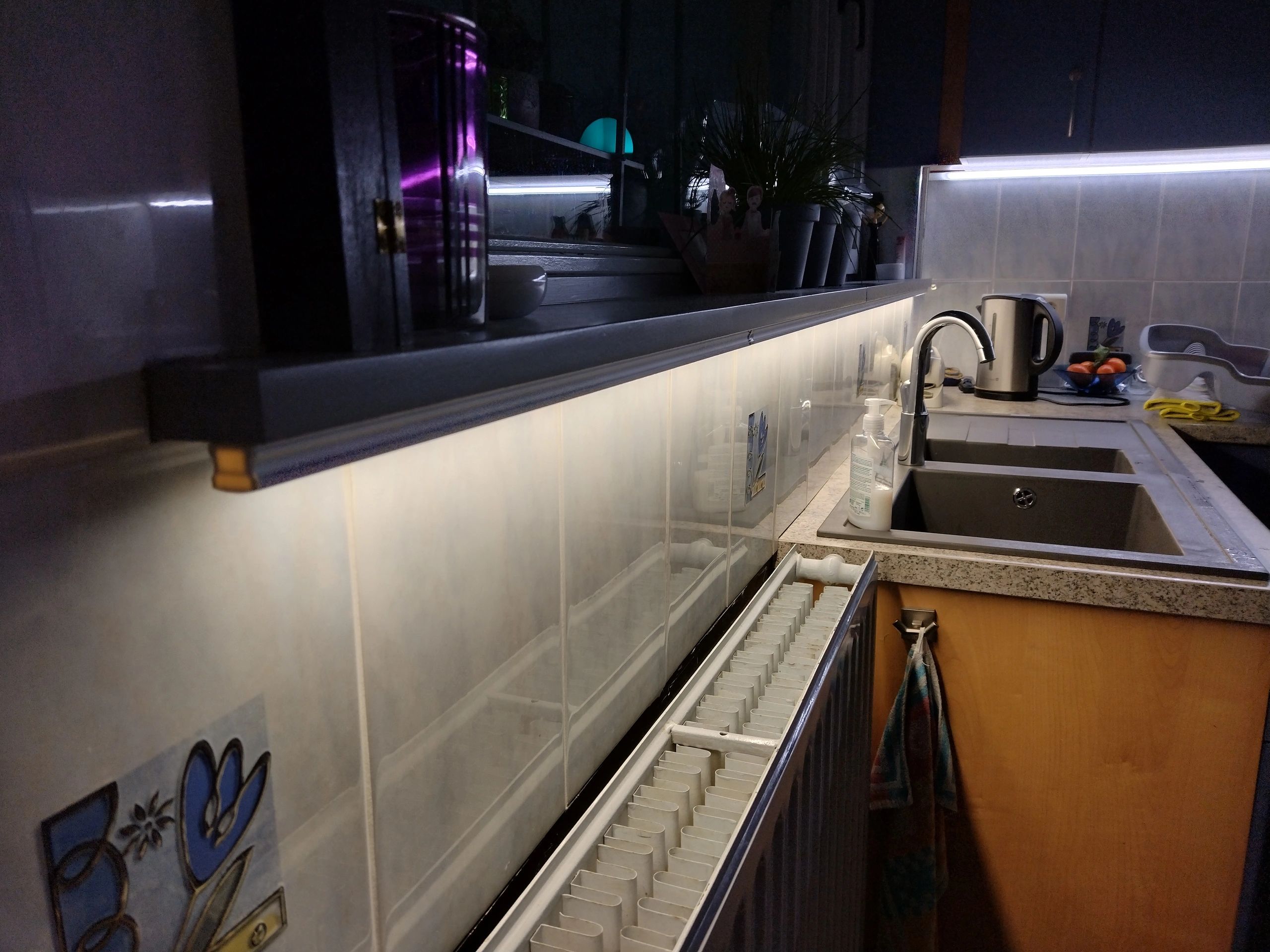 Ledstrip profiel opbouw Hoog model - compleet inclusief afdekkap 1 meter 15 mm