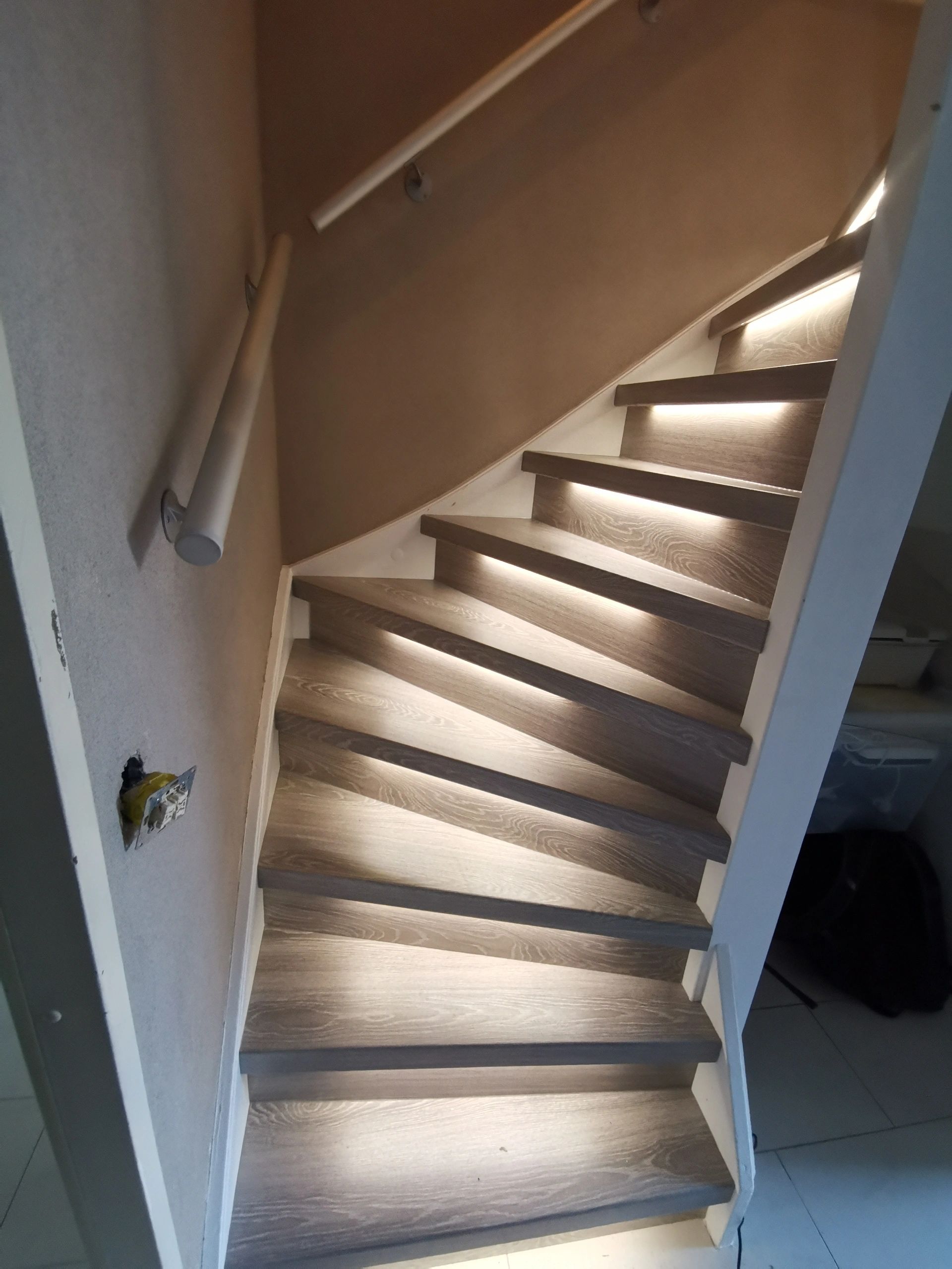 Trapverlichting Led strip Helder Wit – Complete set 50 CM