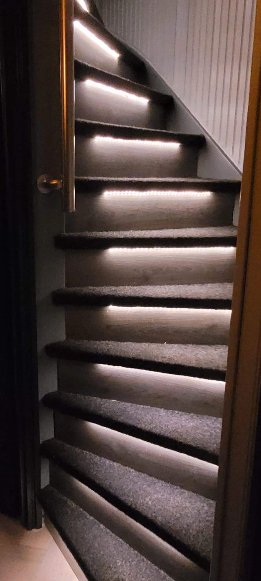 Trapverlichting Led strip Warm Wit complete set 50 CM