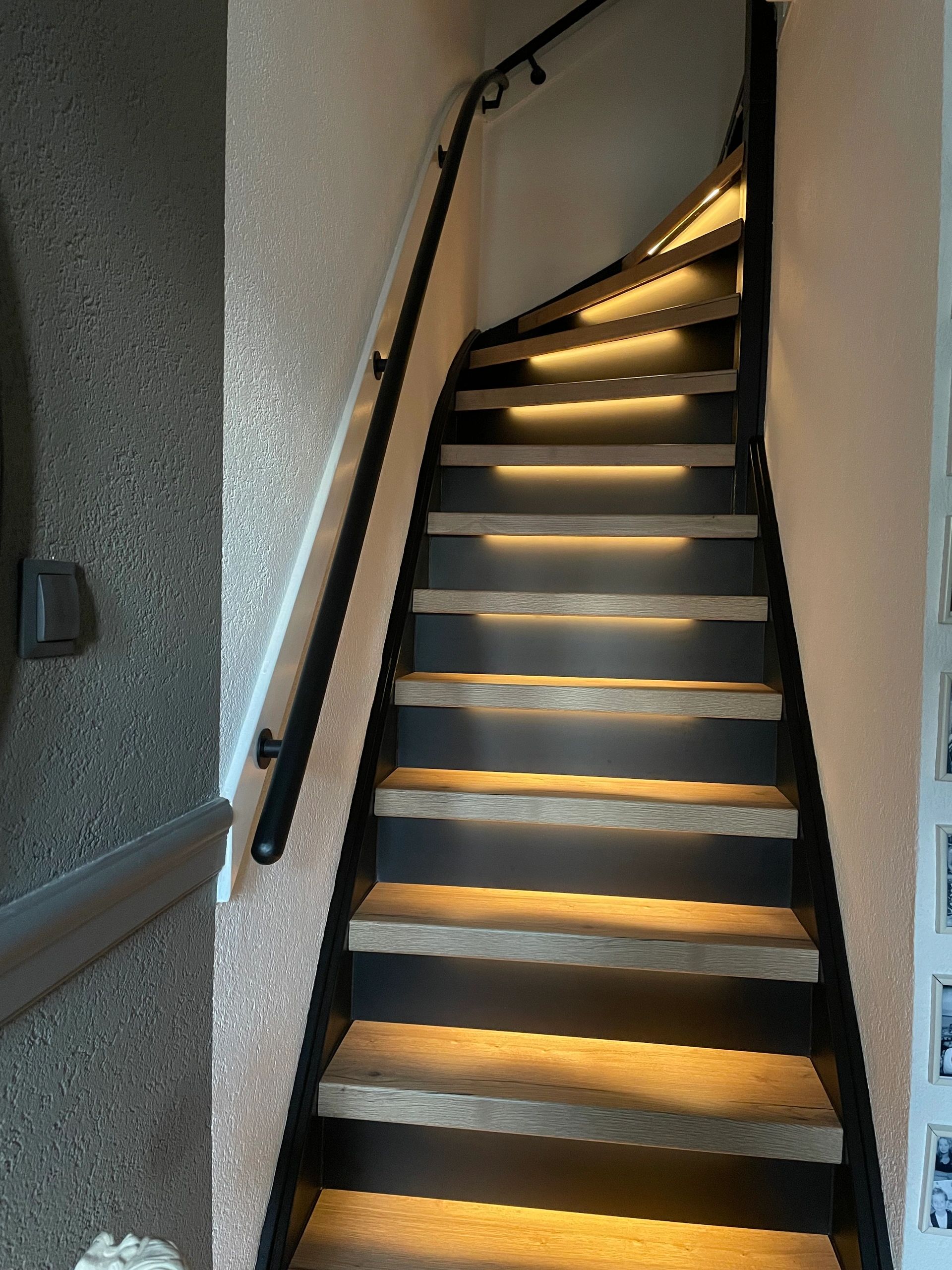 Trapverlichting COB led strip Warm Wit complete set 50 CM