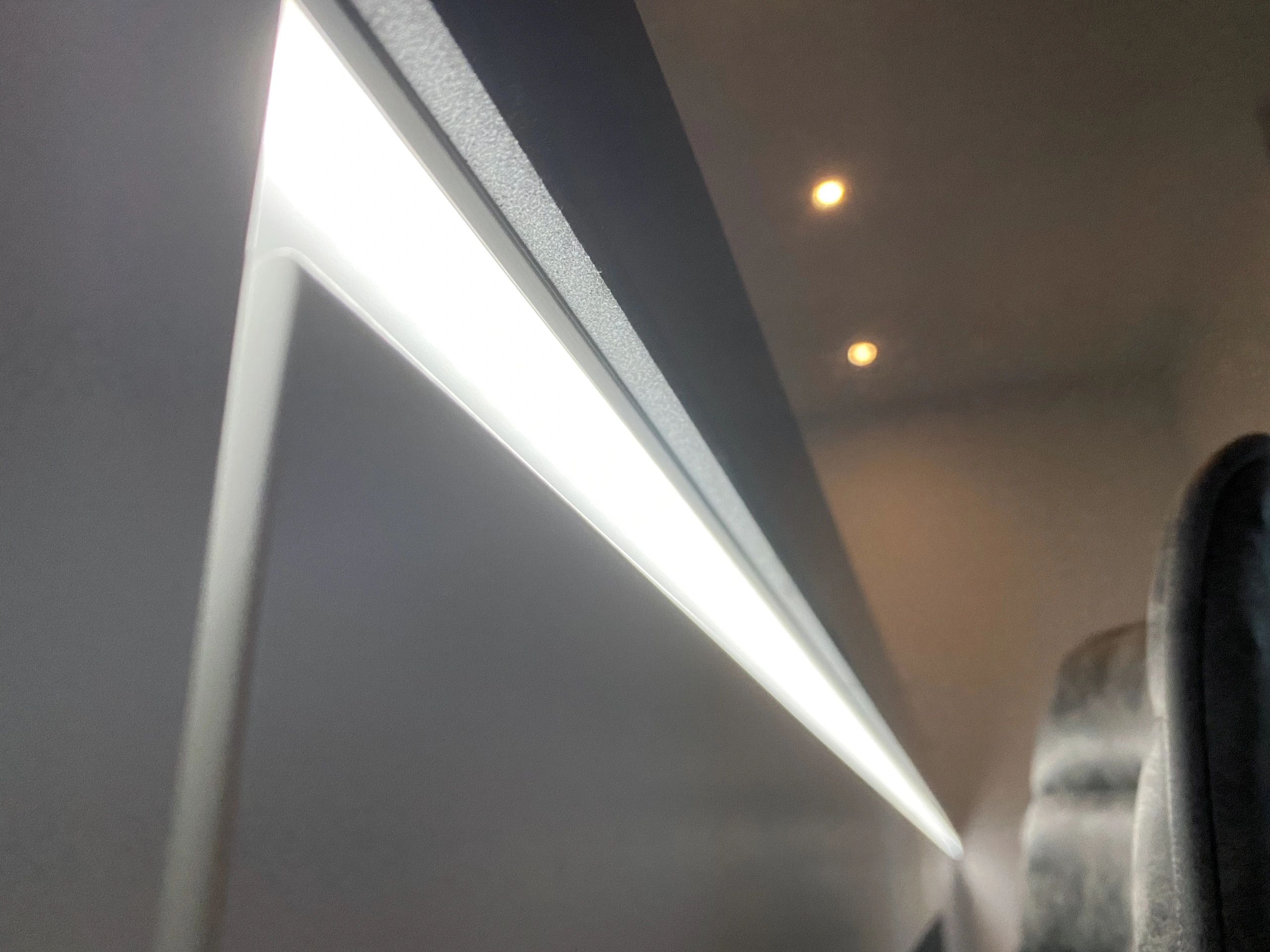 Aluminium ledstrip profiel zwart inbouw 4M Slim Line - 7 mm hoog - Compleet met afdekkap