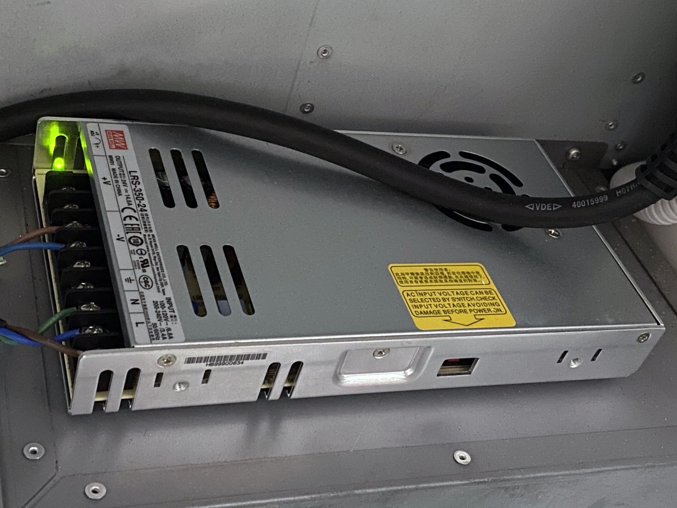 Meanwell professionele voeding 24V 350W LRS-350-24