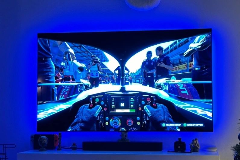 TV led strip set met 4 RGB strips voor TV’s > 60 inch