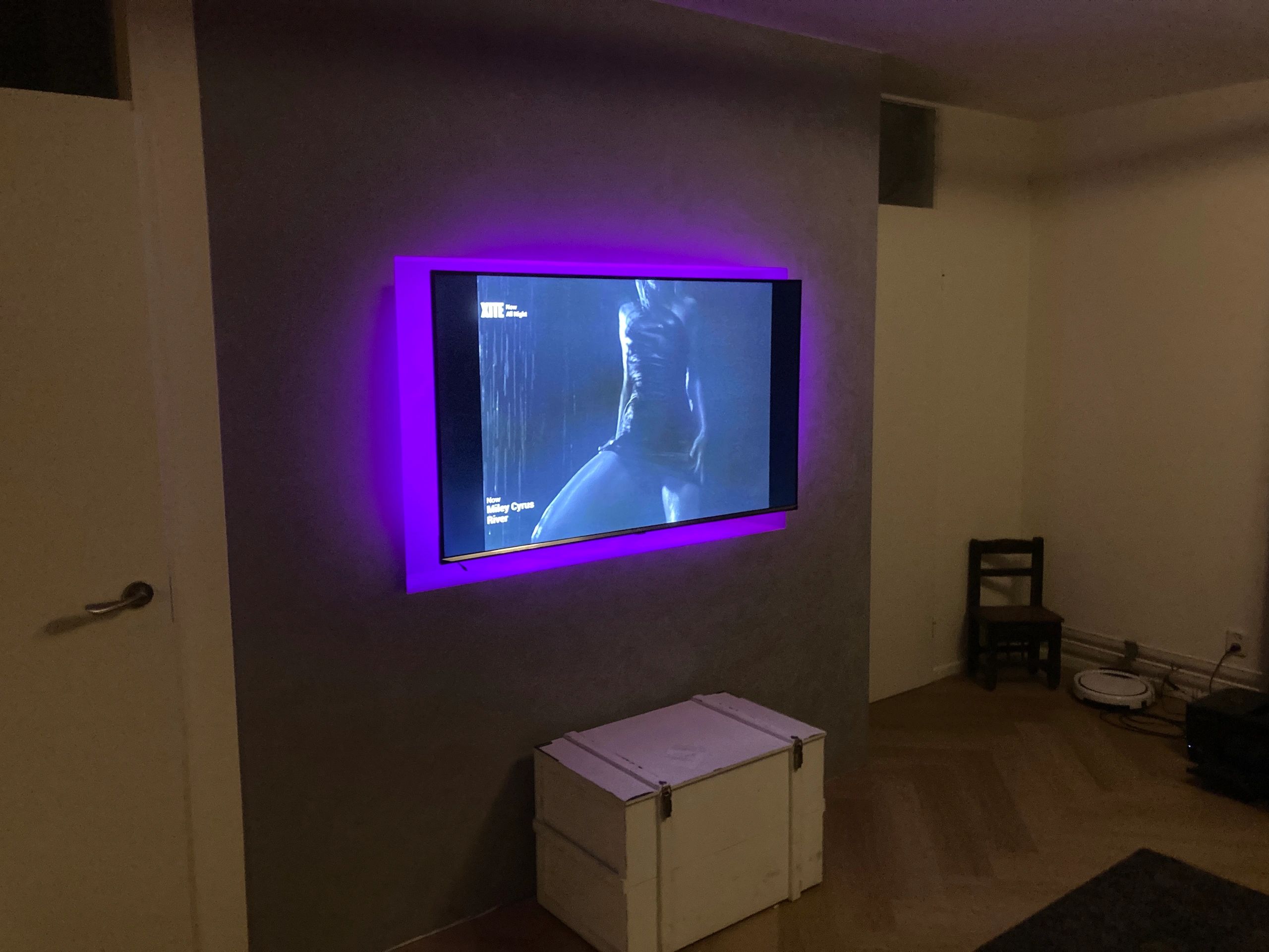 TV backlight set met 4 RGBWW ledstrips voor TV’s 40-50 inch
