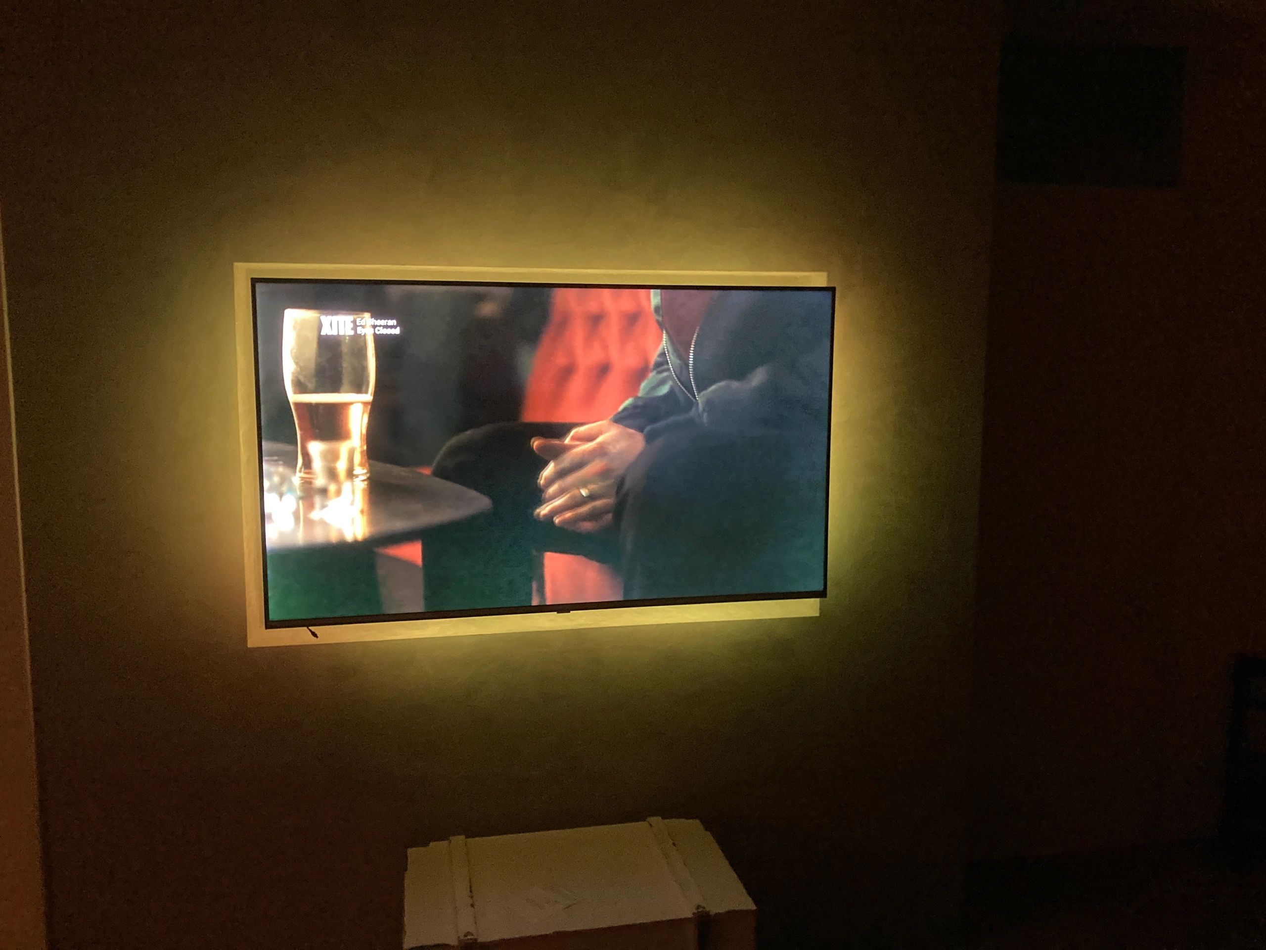 TV backlight set met 4 RGBWW ledstrips voor TV’s 40-50 inch