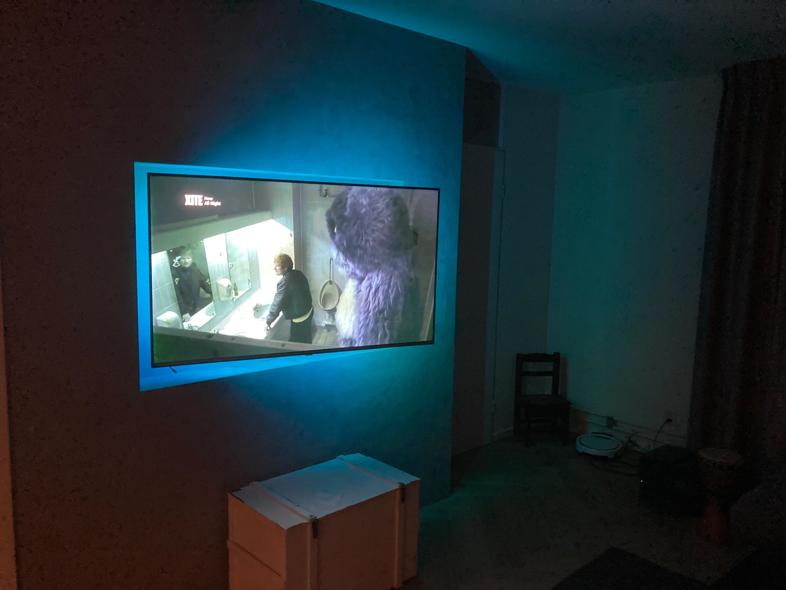 TV backlight set met 4 RGBWW ledstrips voor TV’s 40-50 inch