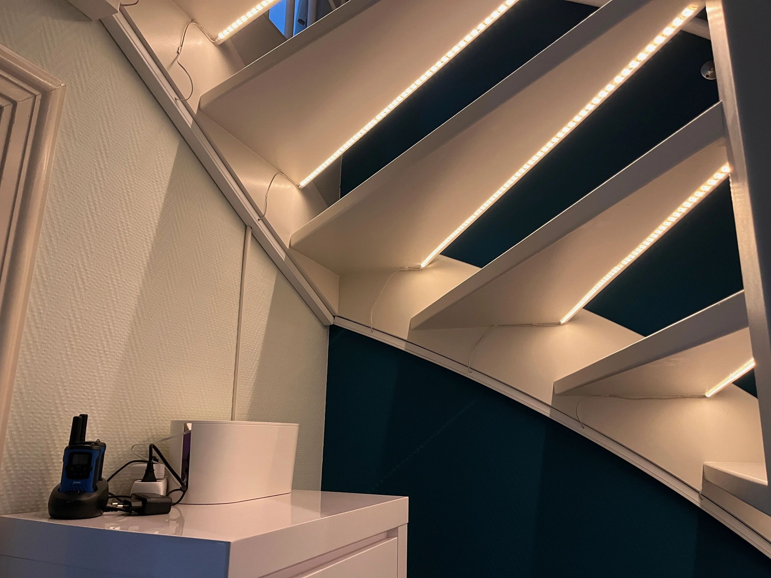 Trapverlichting Led strip Warm Wit – Complete set 130 CM