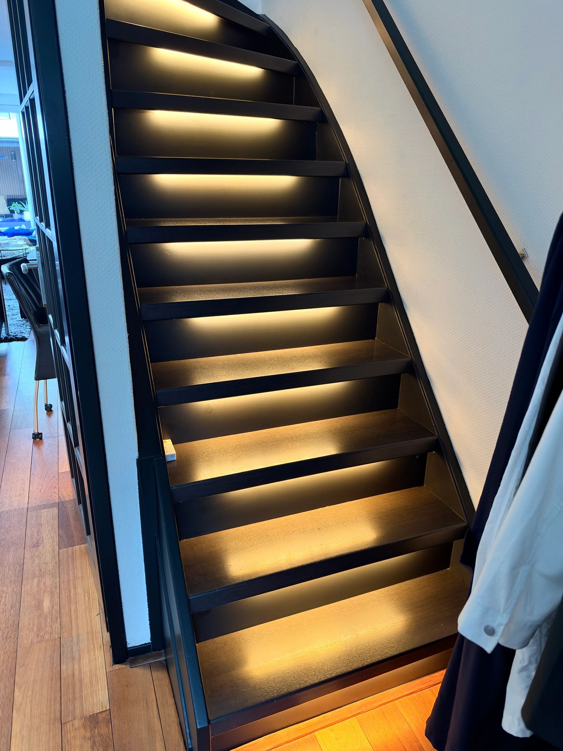 Trapverlichting Zigbee led strip Warm Wit - Complete set 50 cm